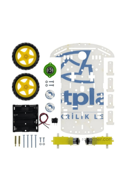 2WD Çok Amaçlı Mobil Robot Platformu - Şeffaf