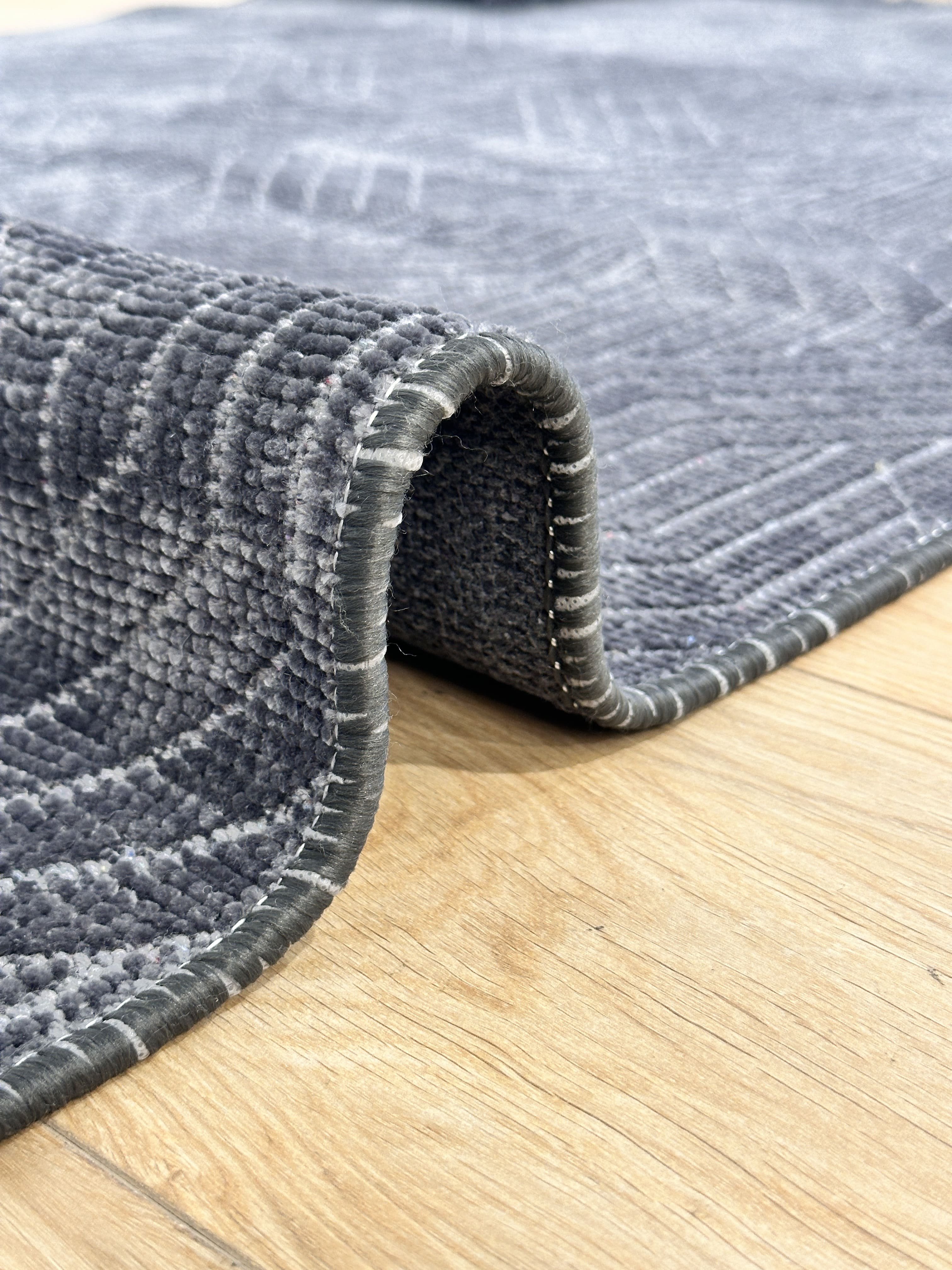 Şönil Kilim Labirent Desen Antrasit