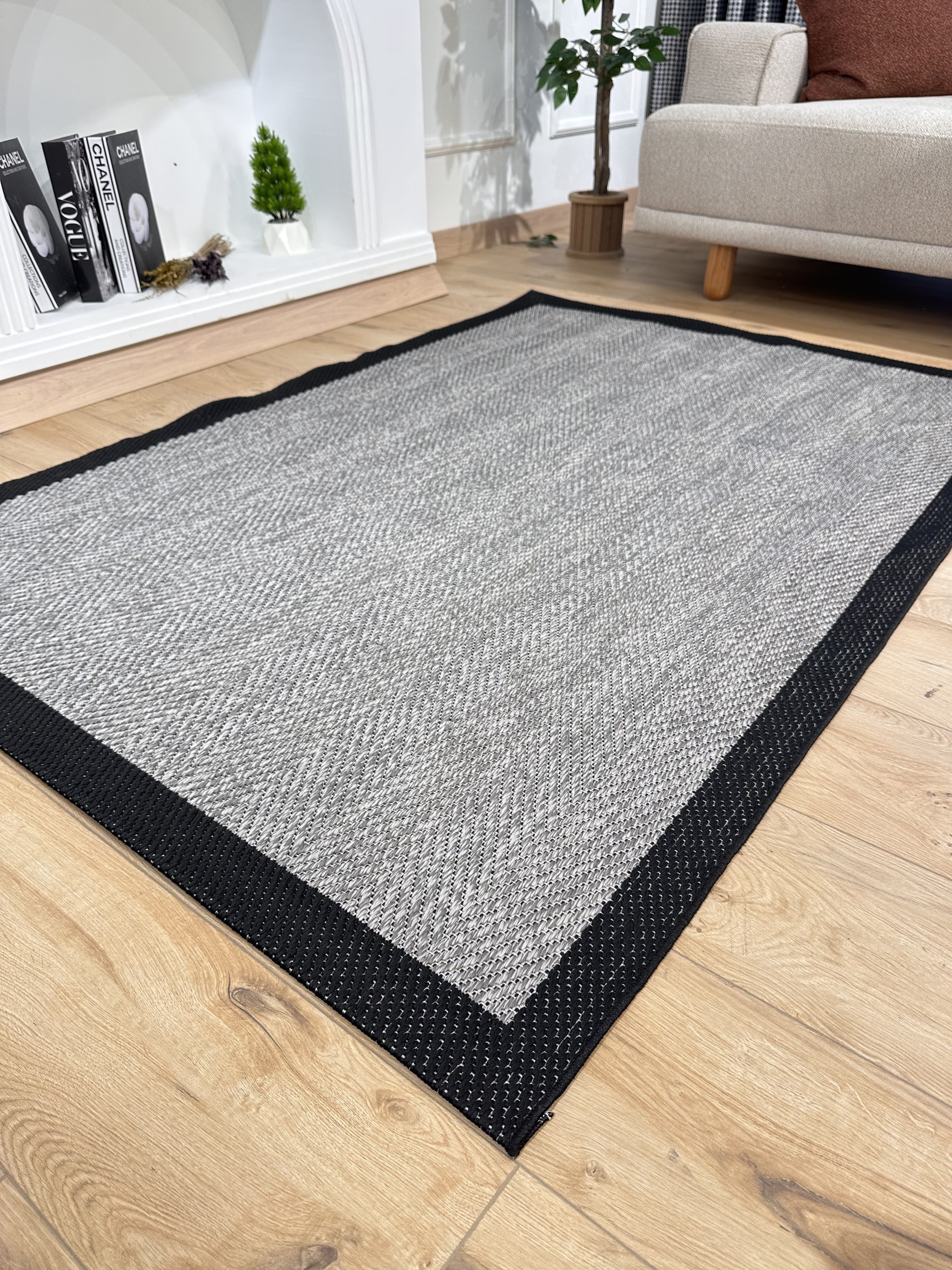 Makro Jüt/Sisal Halı 6242-6