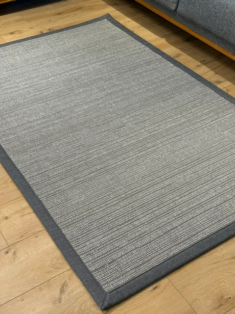 Alpaka Sisal 8003 Gri Bordürlü