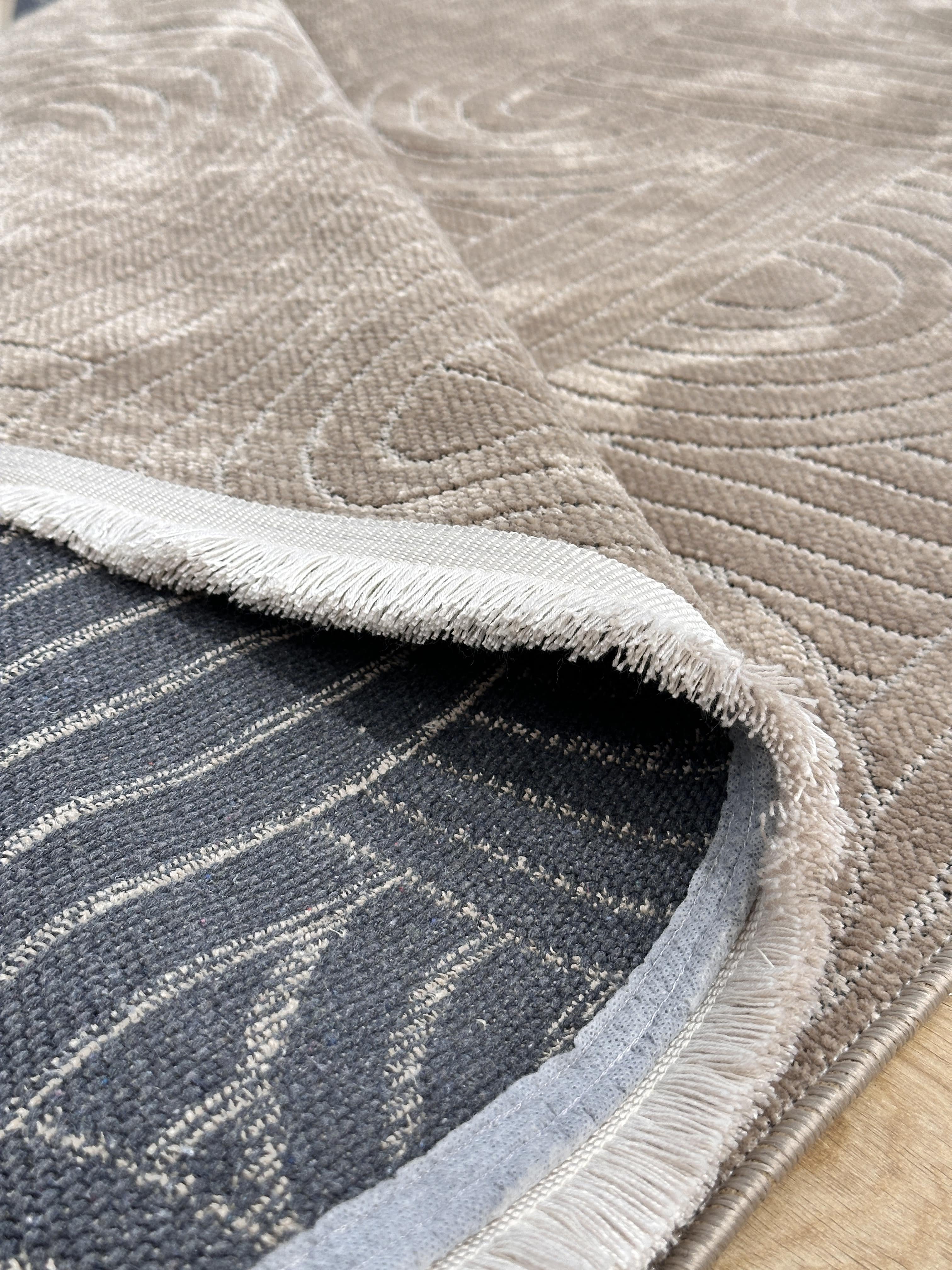 Şönil Kilim Sedef Desen Kahverengi
