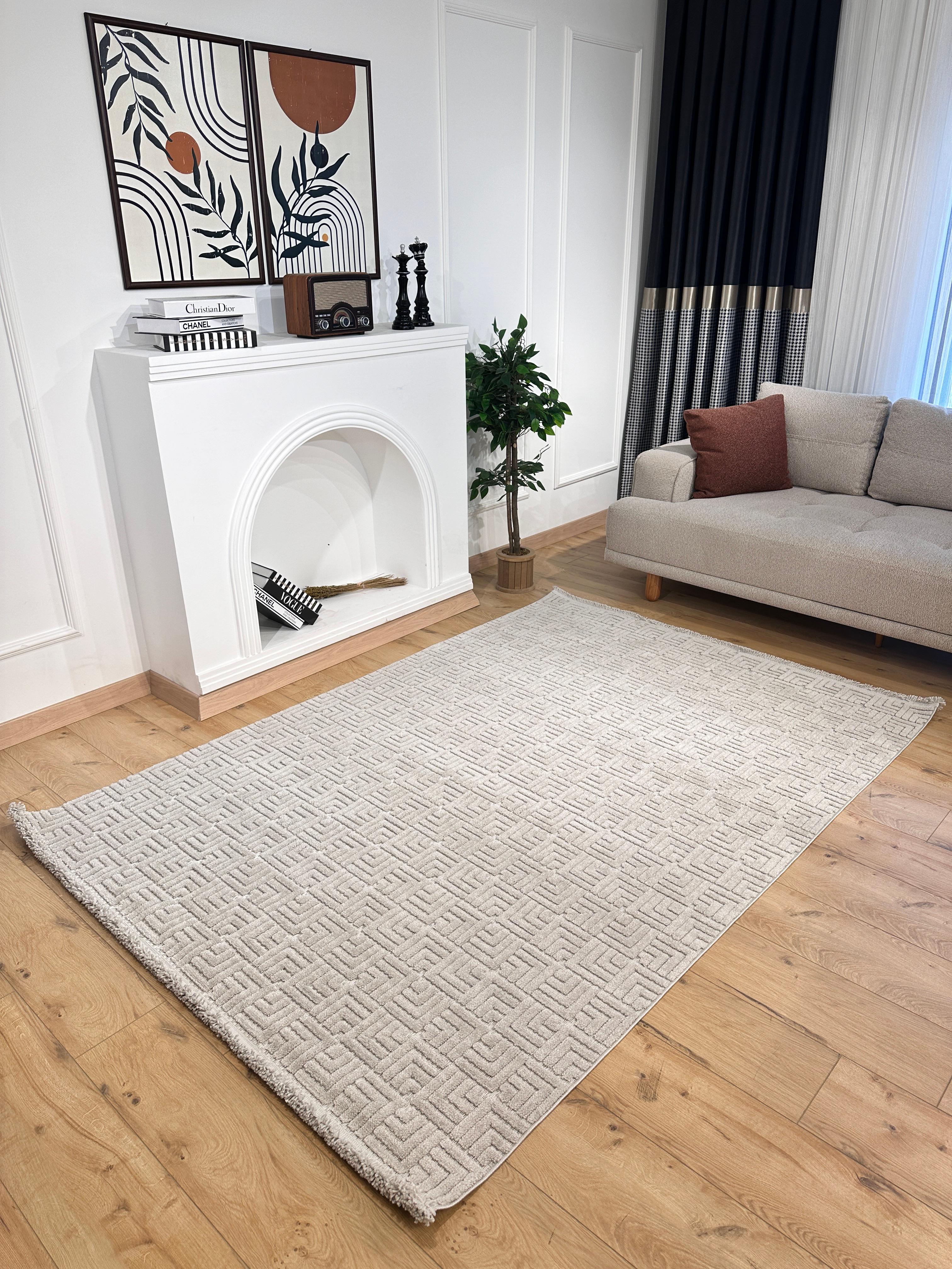 200X290 Gusto İskandinav Halı 988E Gri