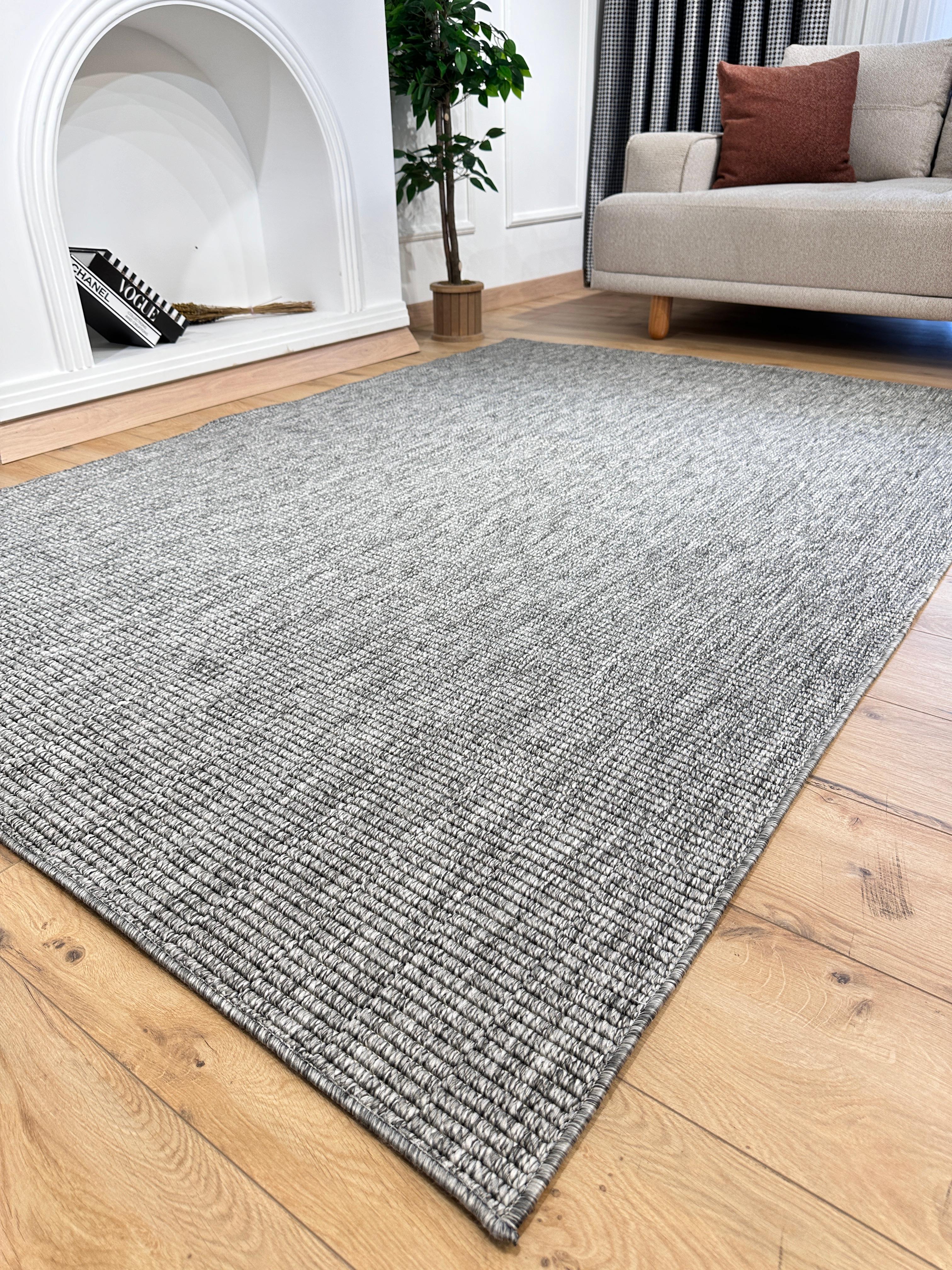 Riva Jüt/Sisal Halı 6007E Antrasit