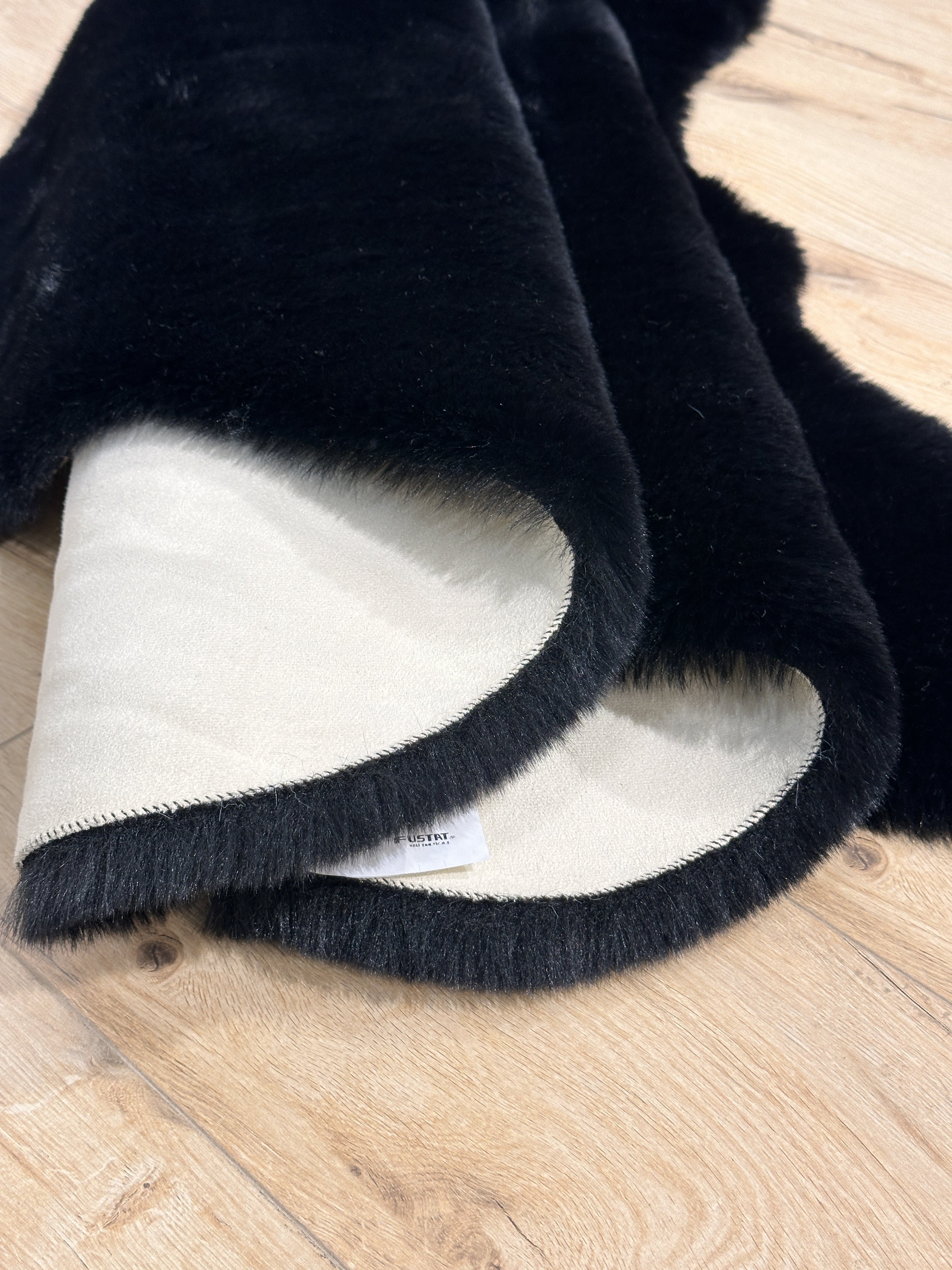 Paşha Home Tavşan Peluş/Post Siyah