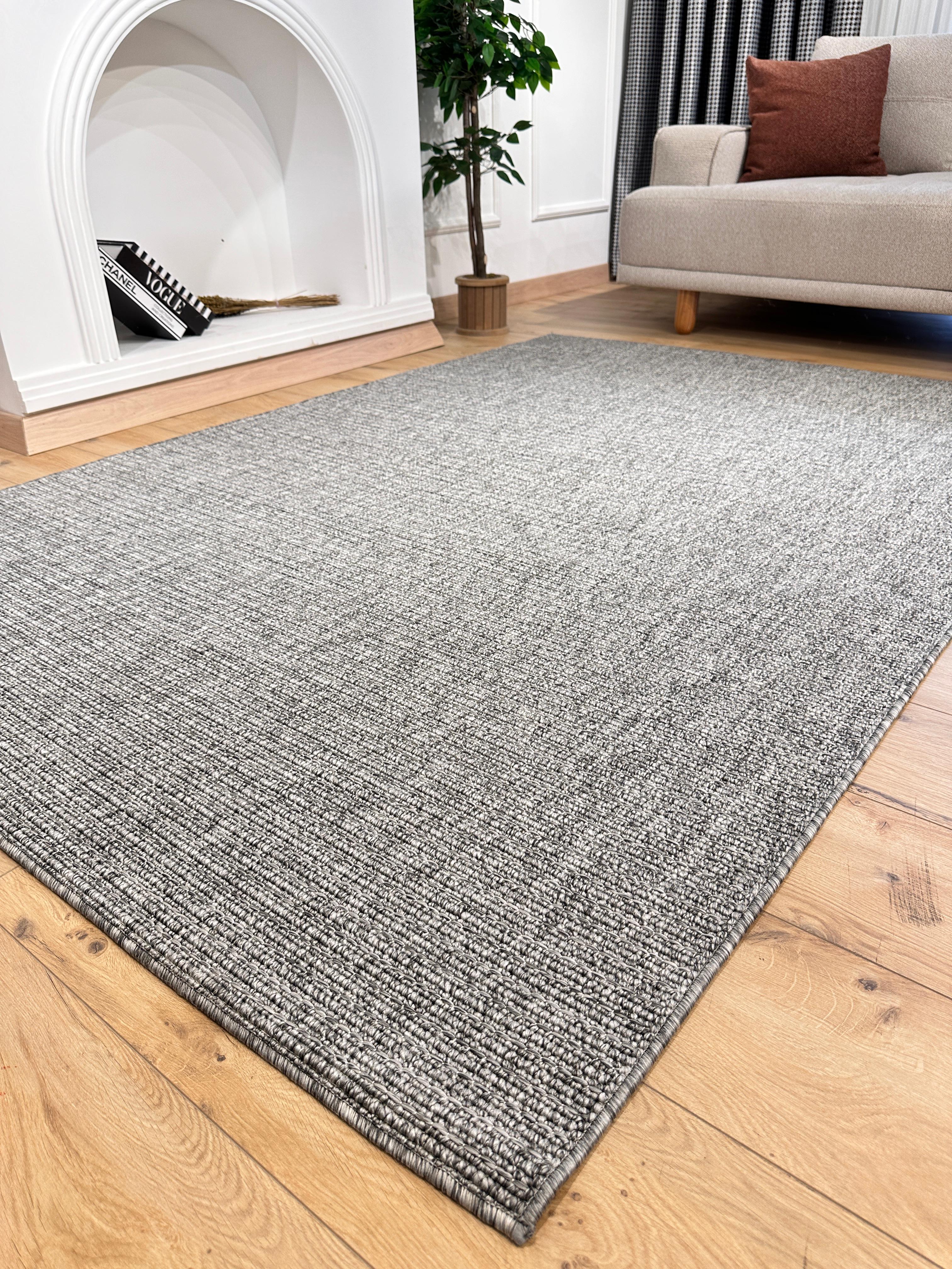 Riva Jüt/Sisal Halı 6009E Antrasit