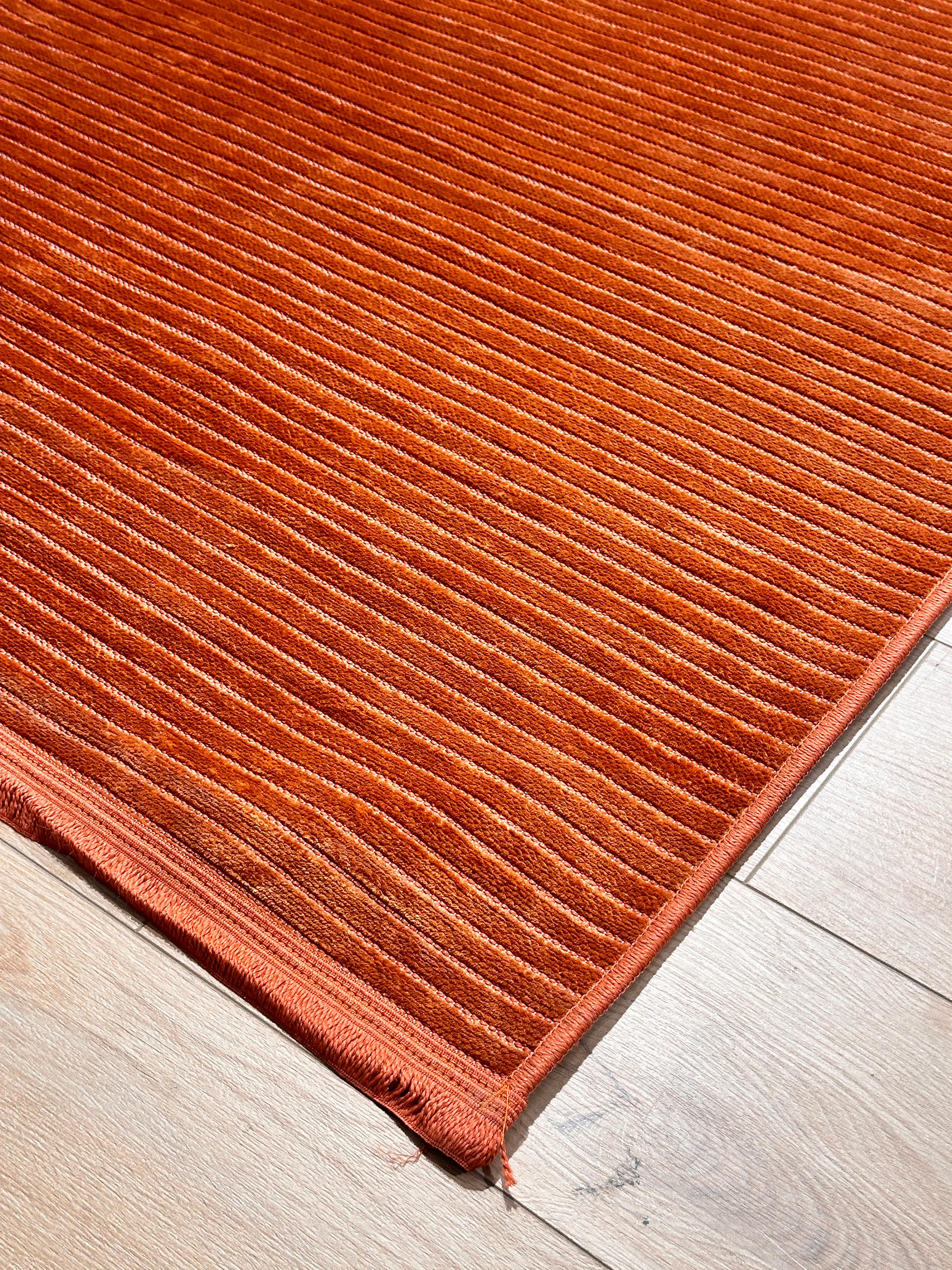 Kampanyalı Şönil Kilim Turuncu