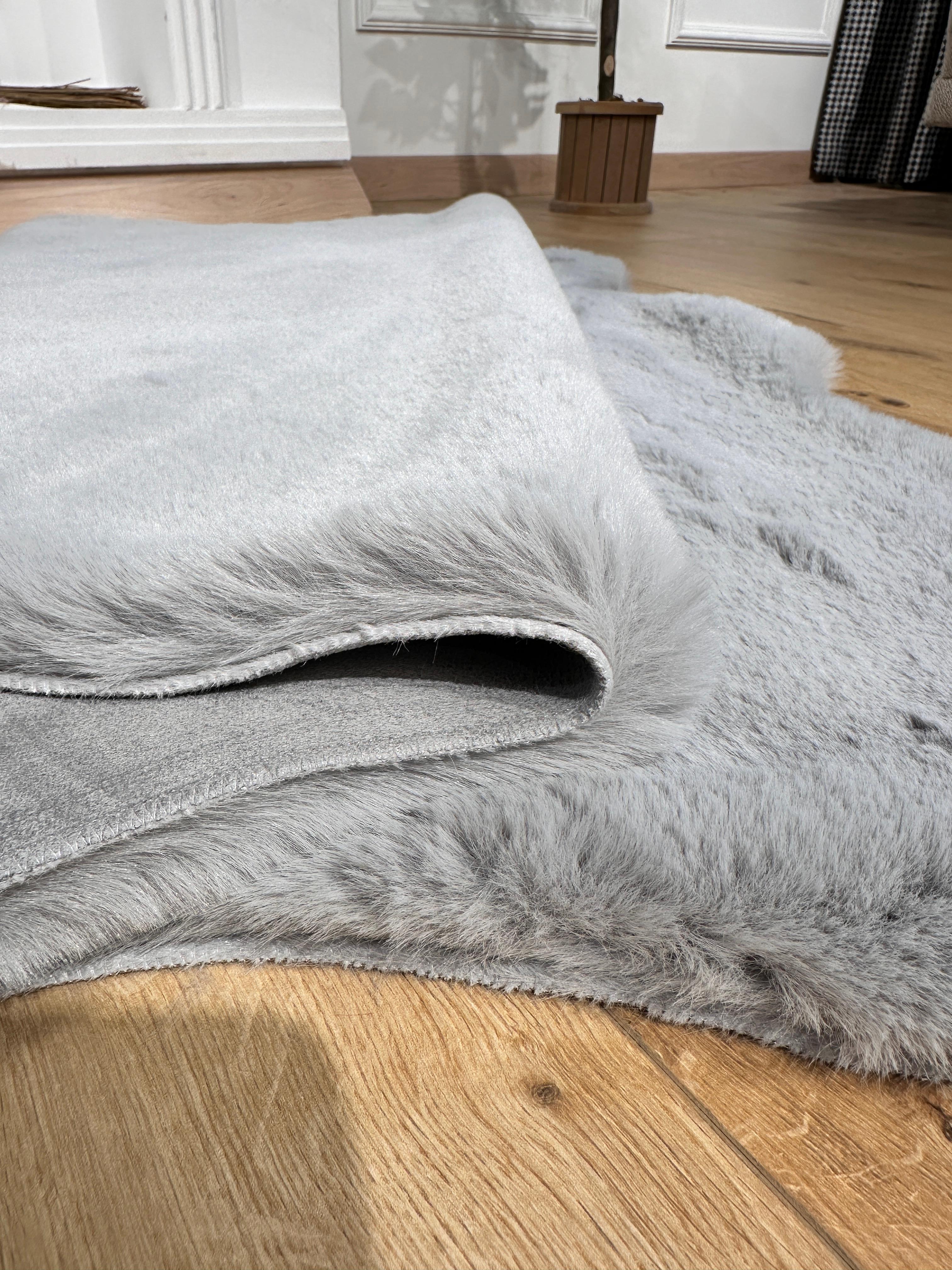 Paşha Home Tavşan Peluş/Post Gri