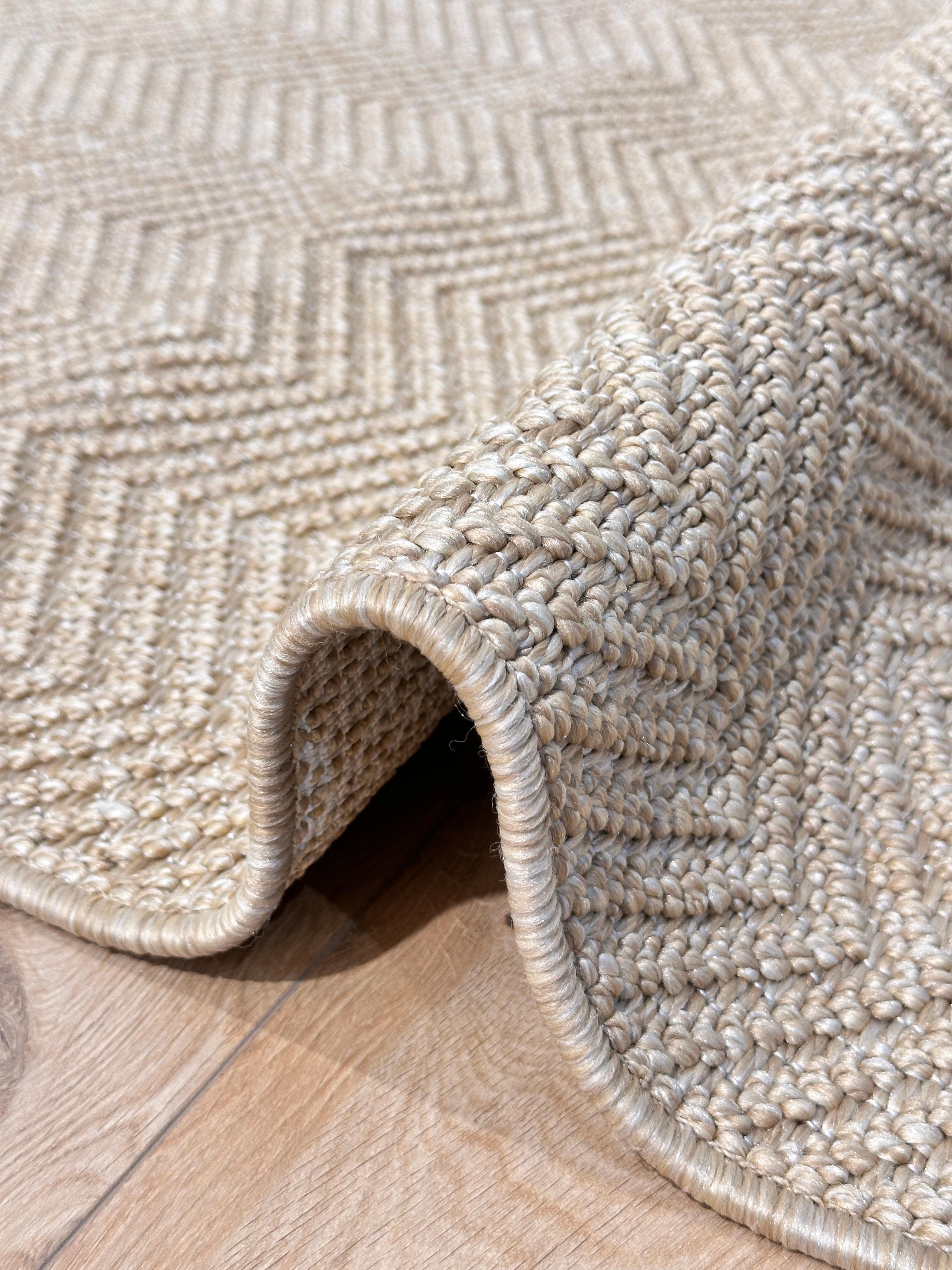 Özel Kesim Riva Jüt/Sisal Halı 6000H Natural