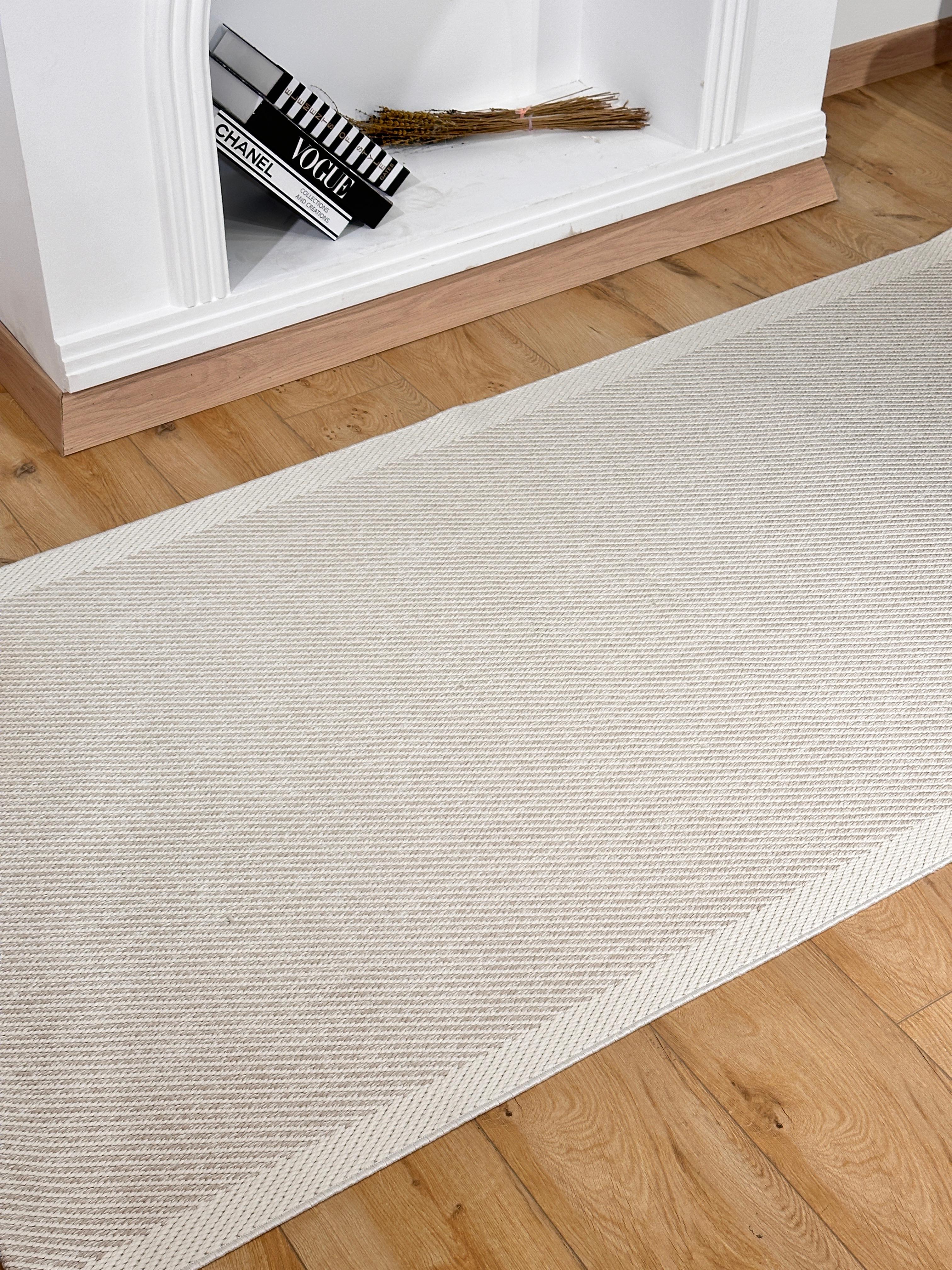 Özel Kesim Alaçatı Jüt/Sisal Halı 01 K.Bej