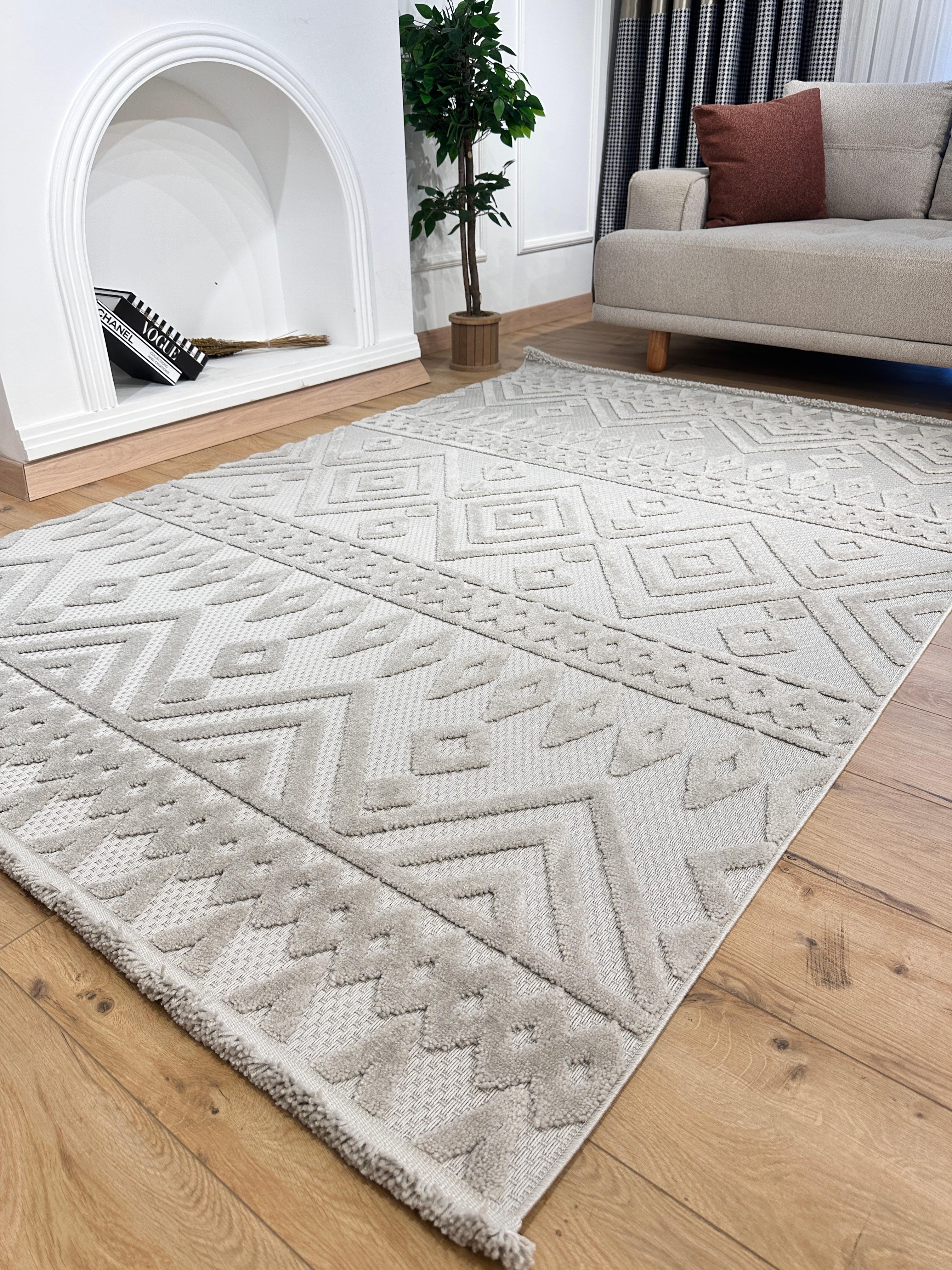 200X290 Gusto İskandinav Halı 1164B Gri
