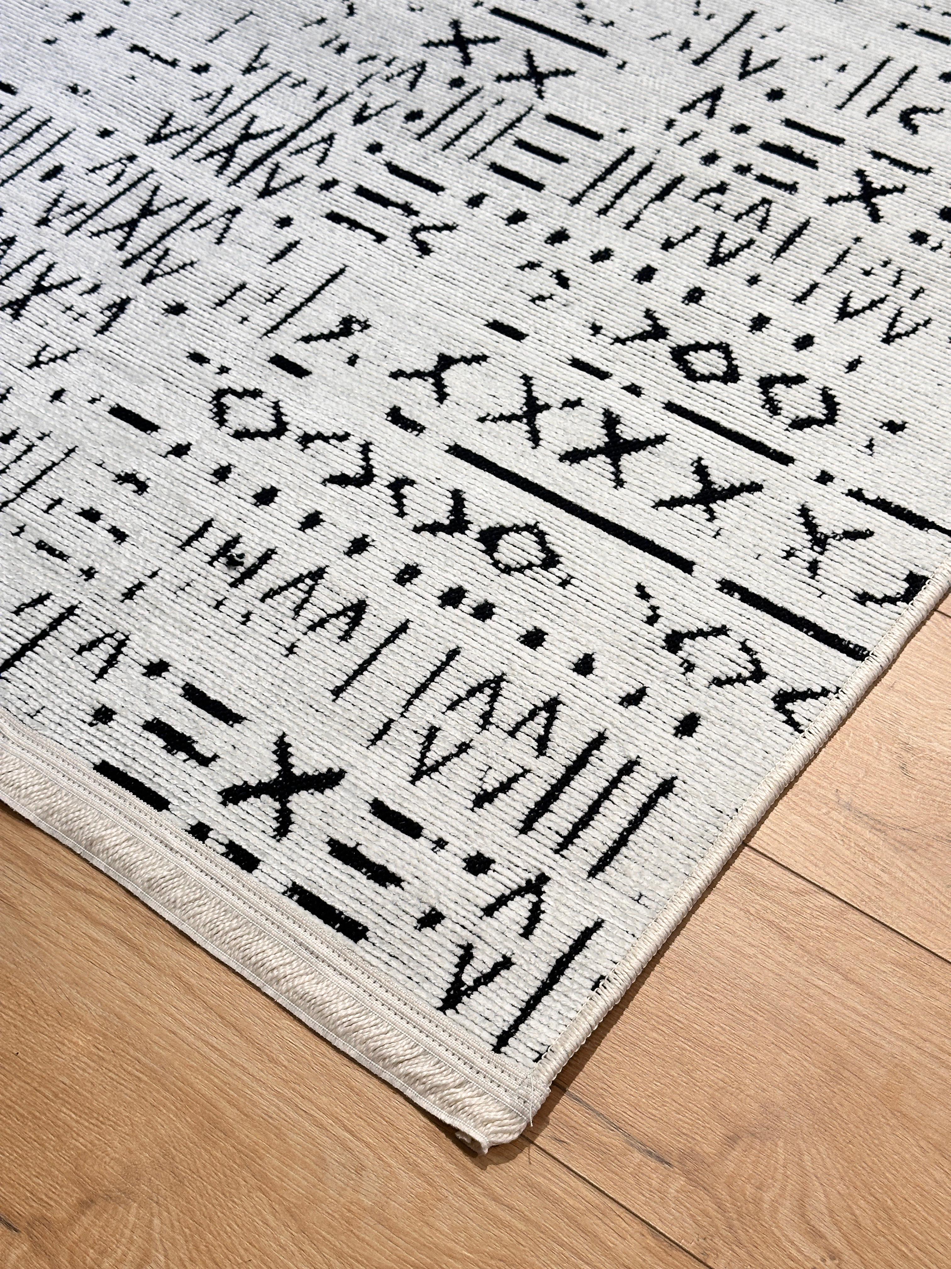 Kampanyalı Şönil Kilim Çivi Beyaz