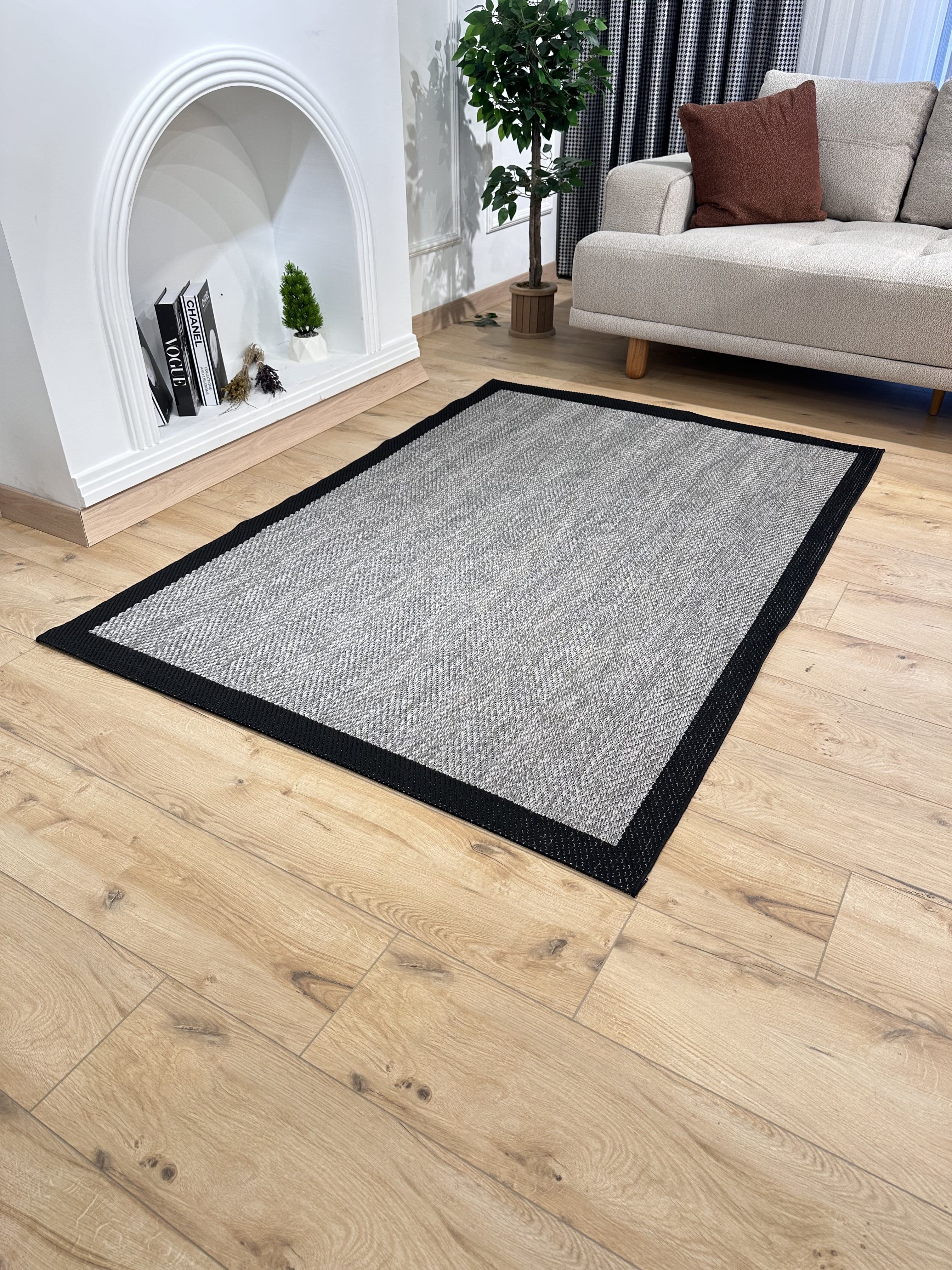 Makro Jüt/Sisal Halı 6242-6
