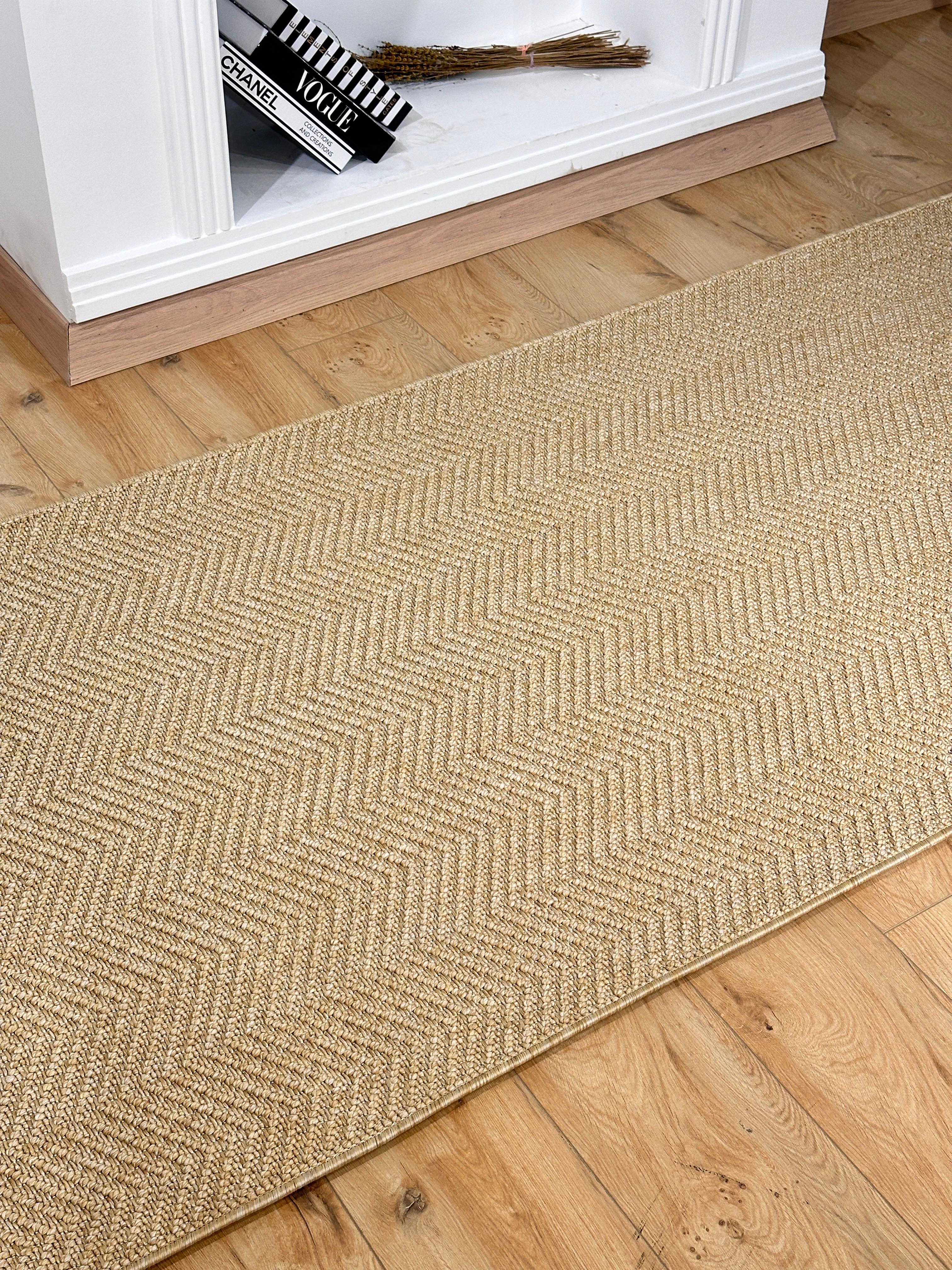 Özel Kesim Riva Jüt/Sisal Halı 6000H Natural