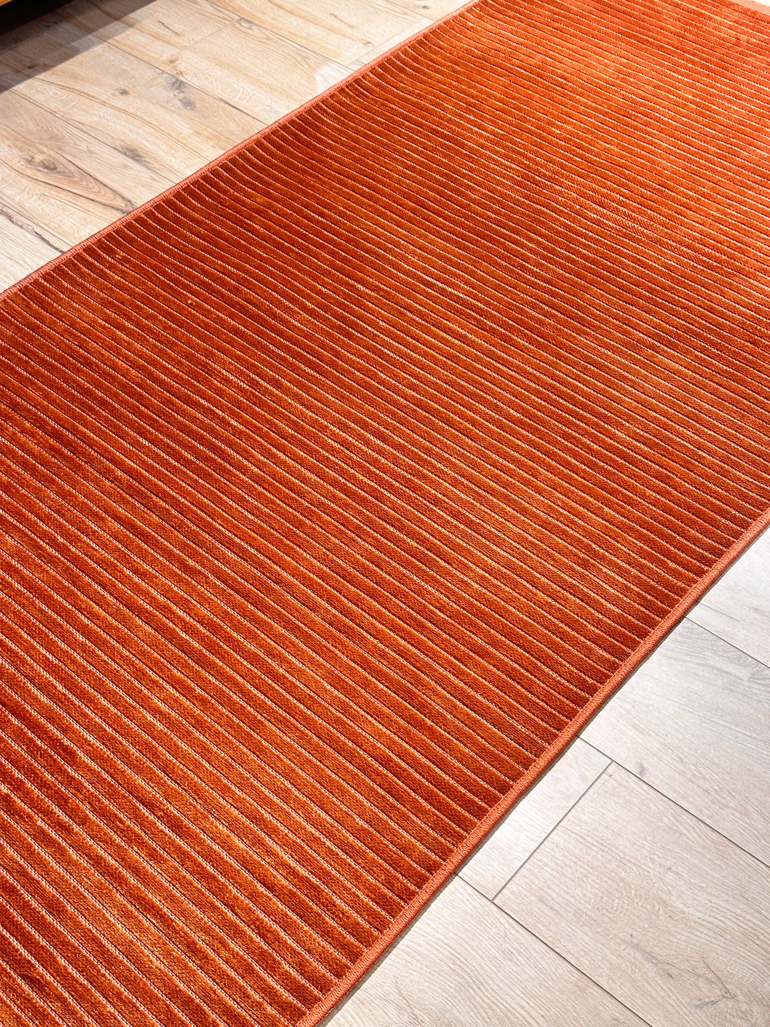 Kampanyalı Şönil Kilim Turuncu