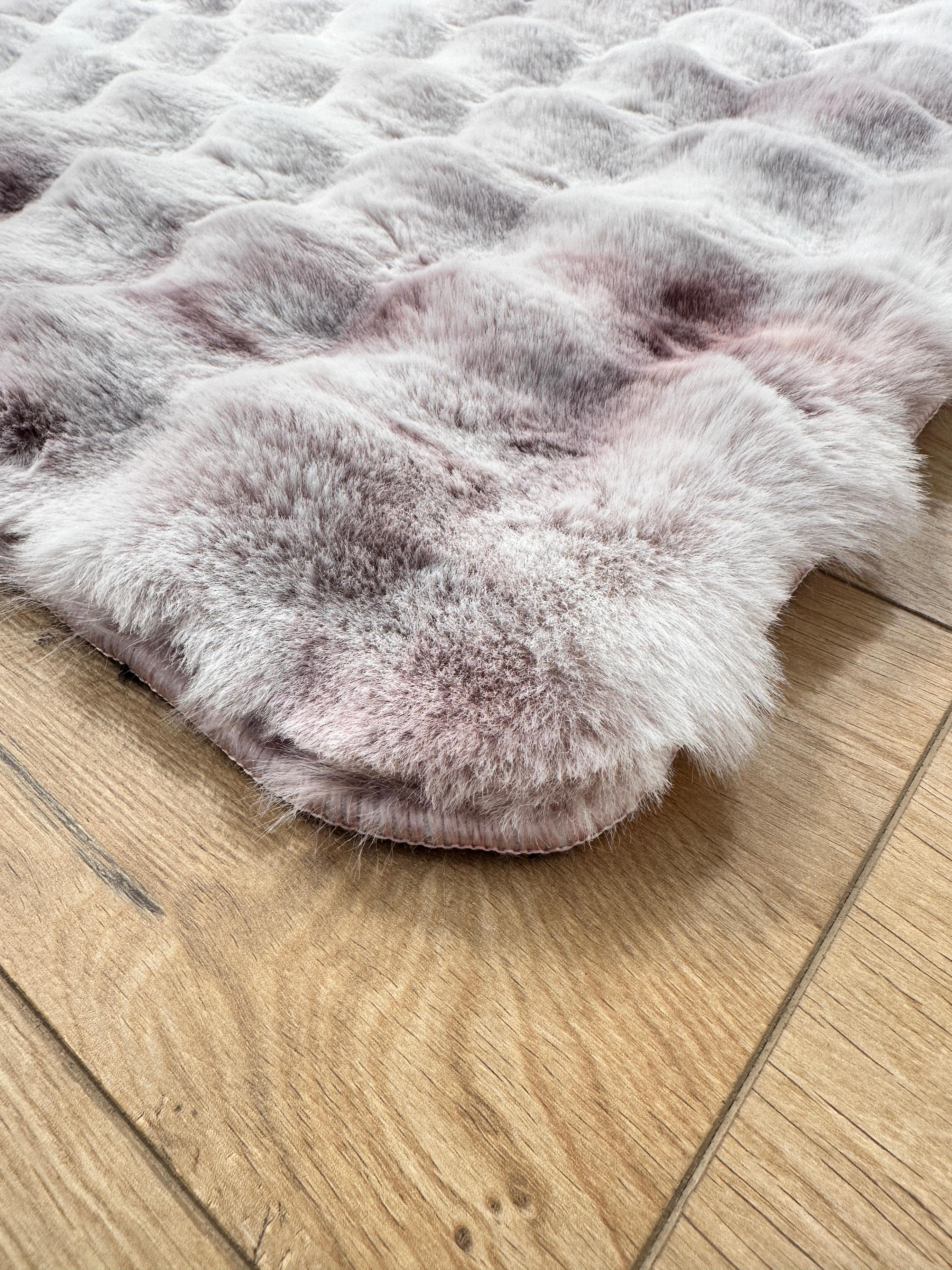 Paşha Home Mix Loop Bubble Peluş/Post Halı Mor