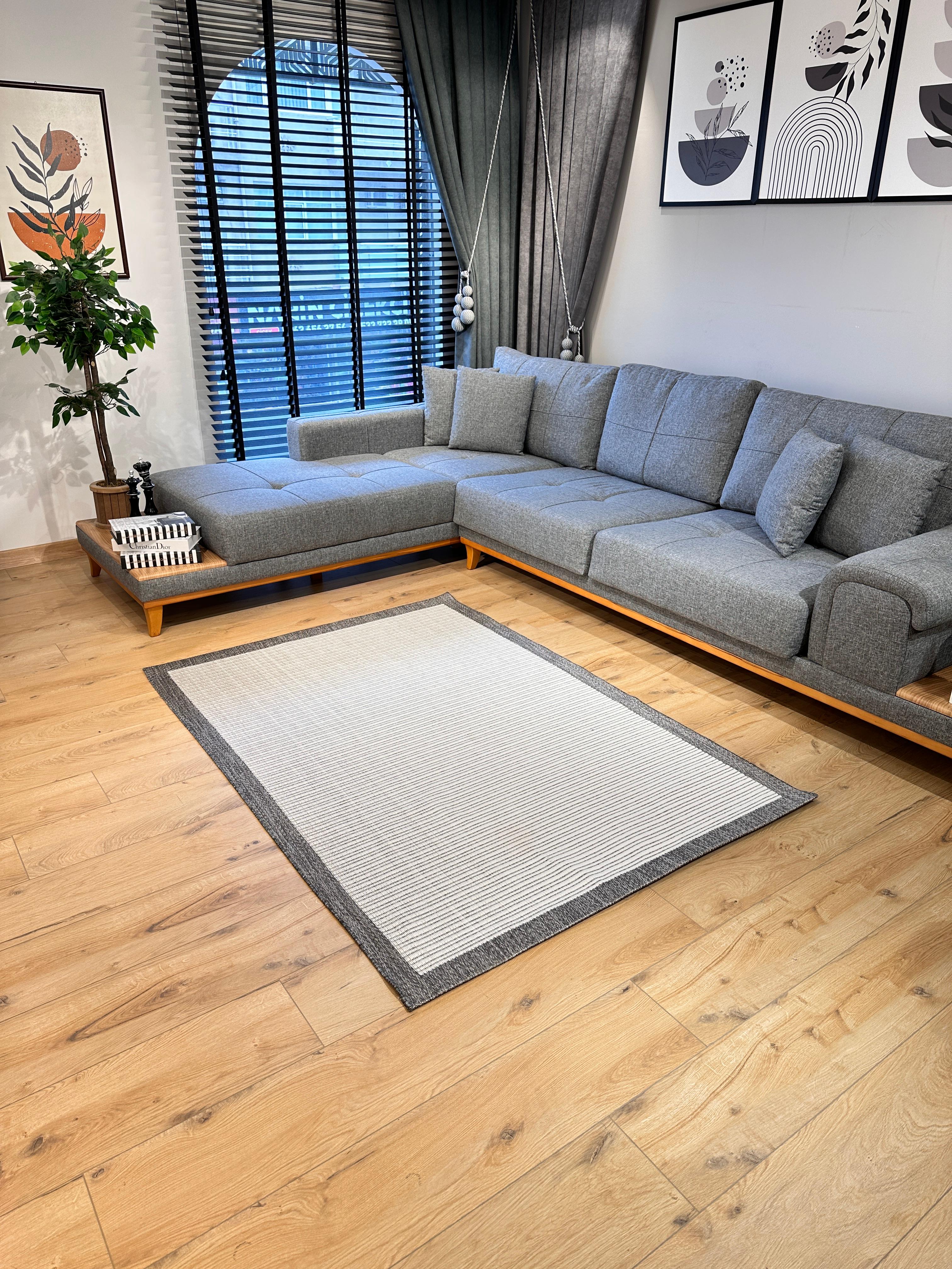 Alaçatı Jüt/Sisal Halı 06 K.Gri