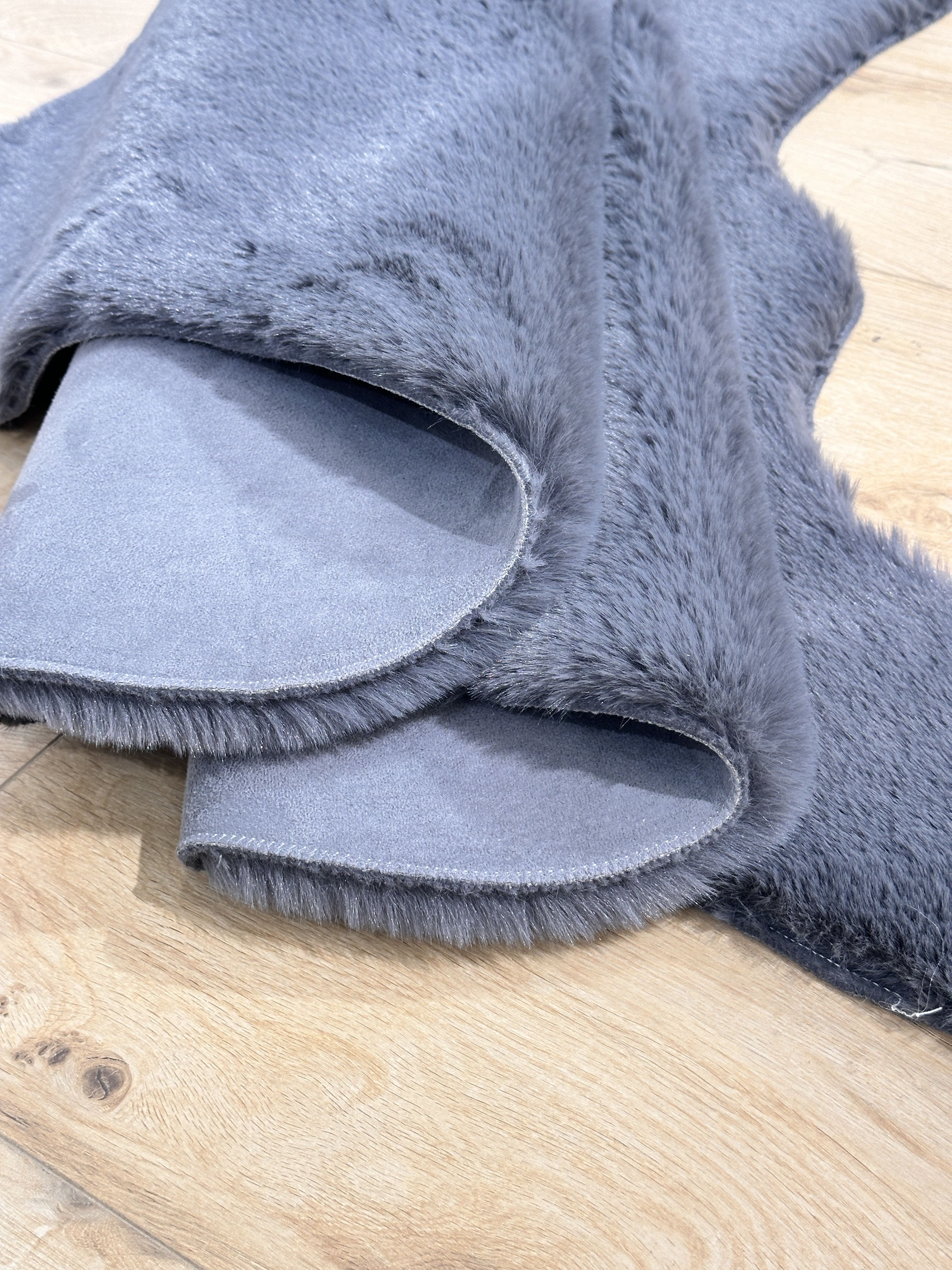Paşha Home Tavşan Peluş/Post Antrasit