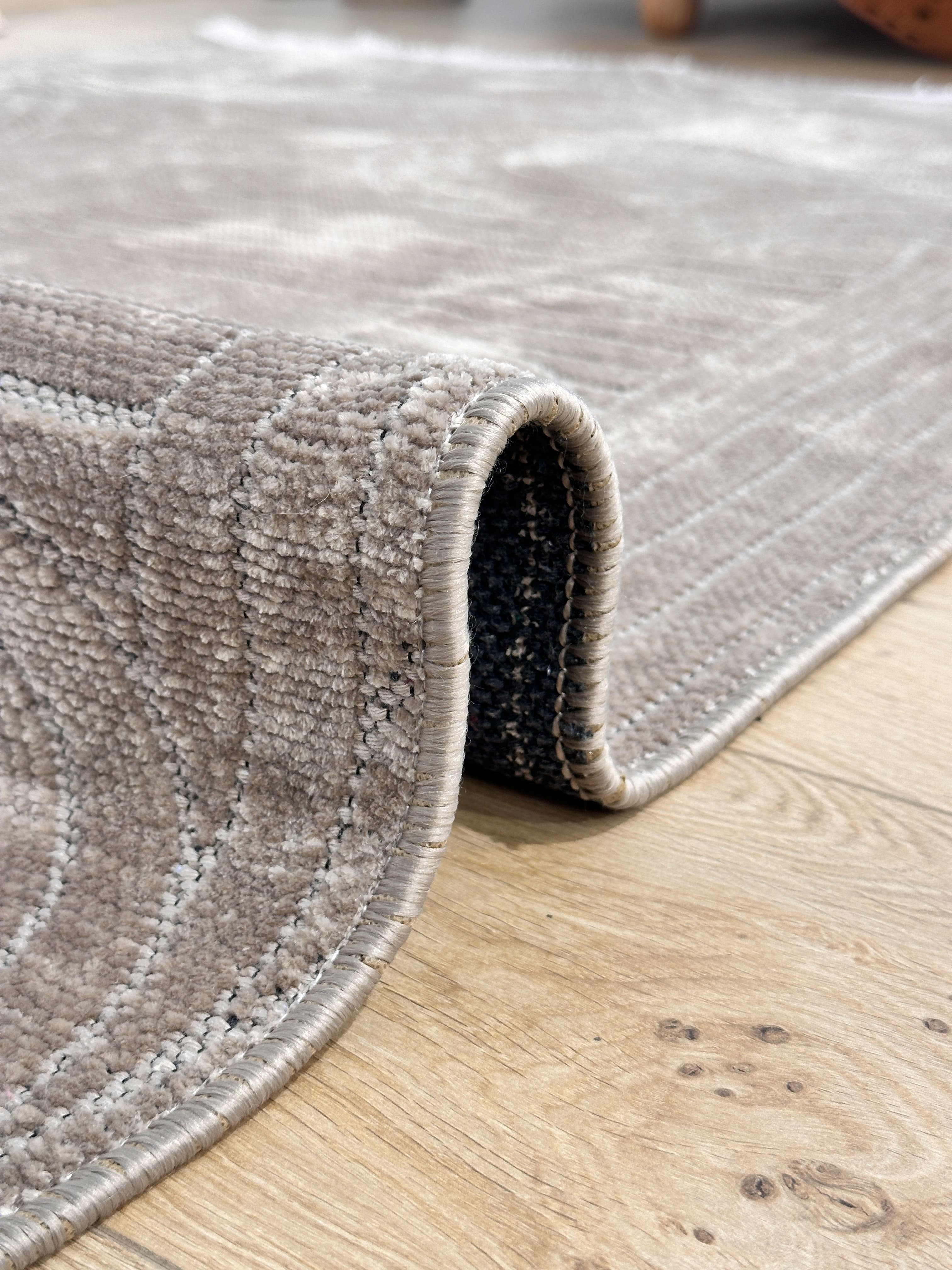 Şönil Kilim Sedef Desen Kahverengi