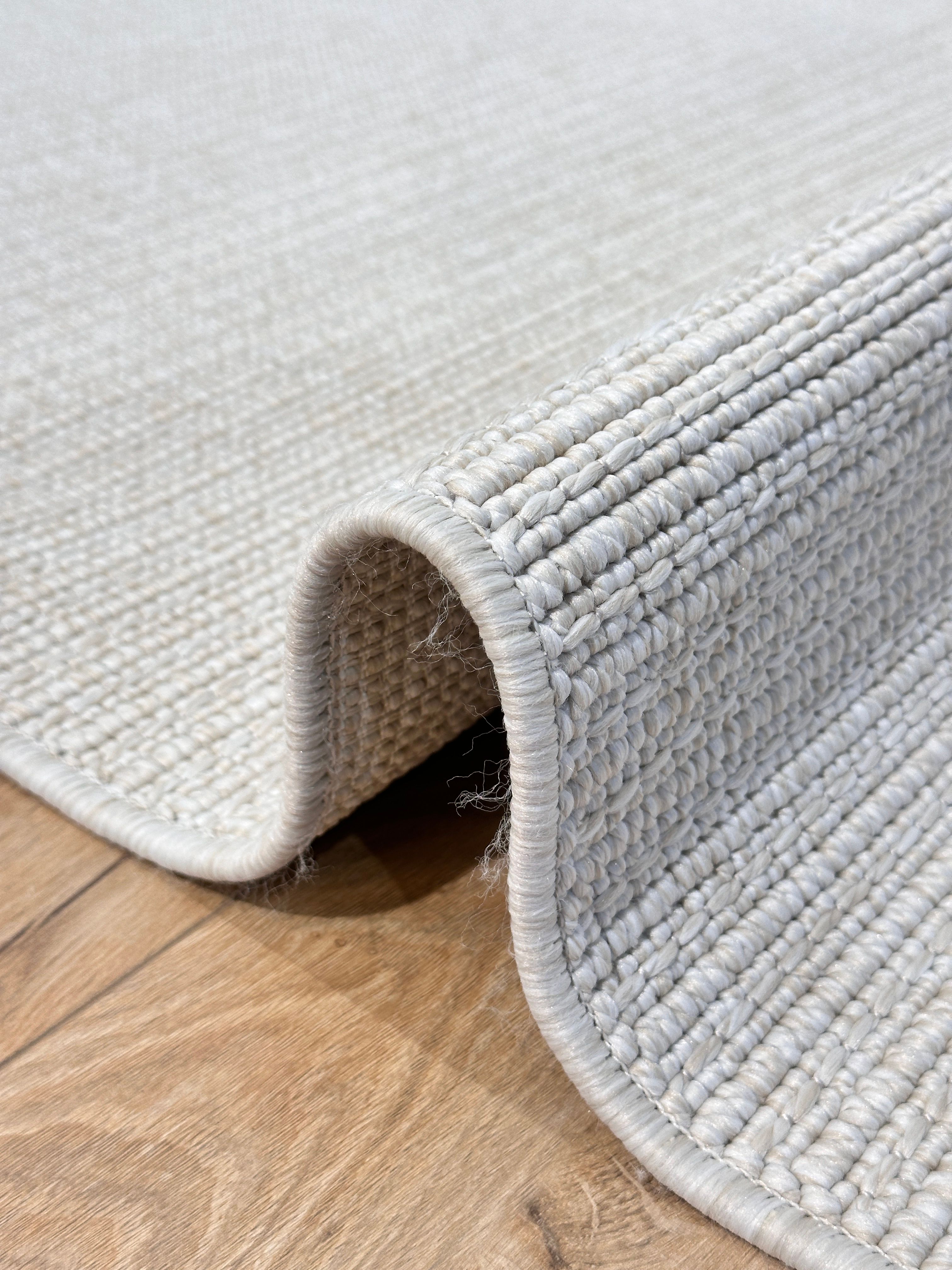 Özel Kesim Riva Jüt/Sisal Halı 6008B Krem