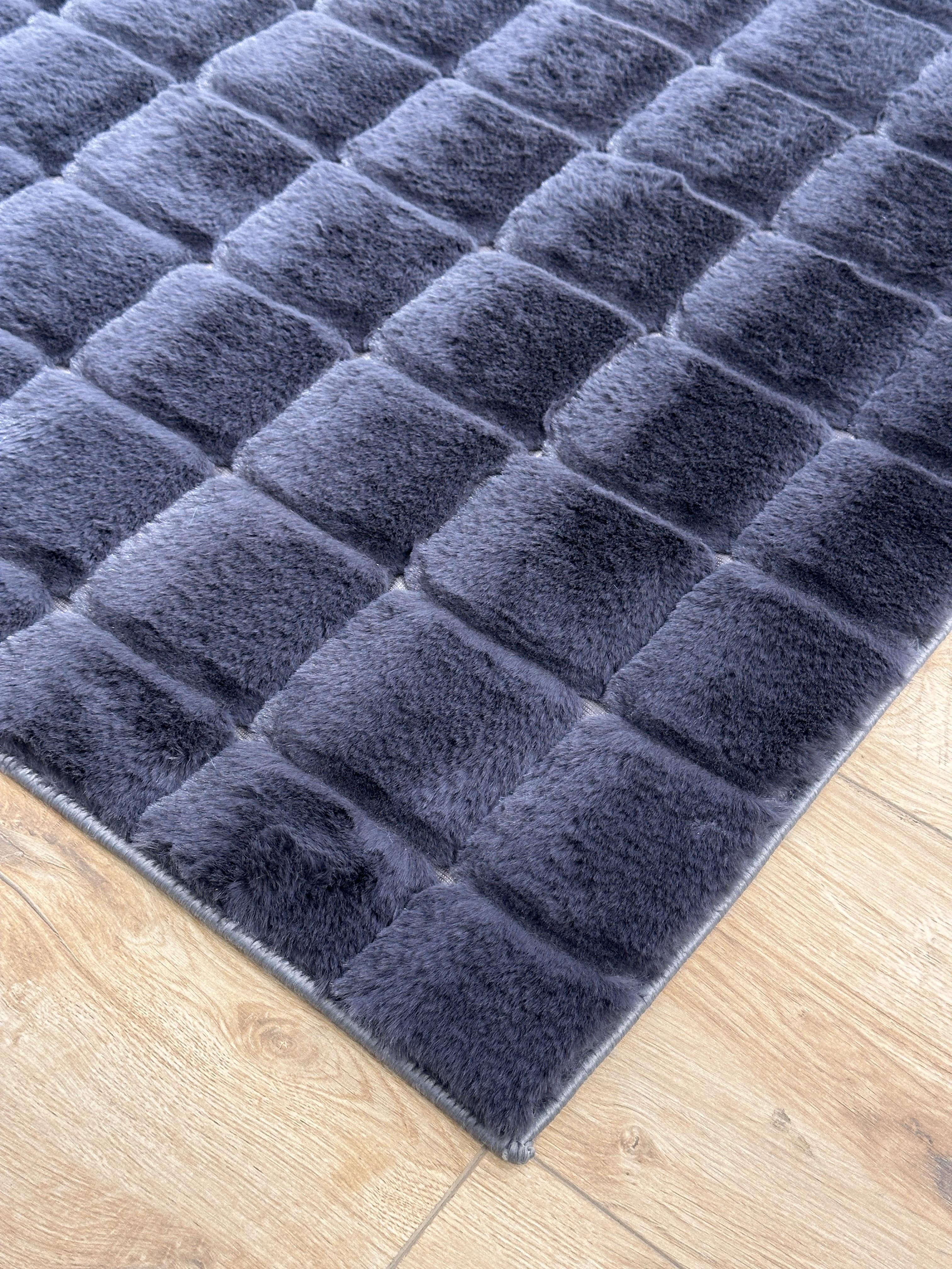 Makro Samur 6 Peluş/Post Halı Antrasit