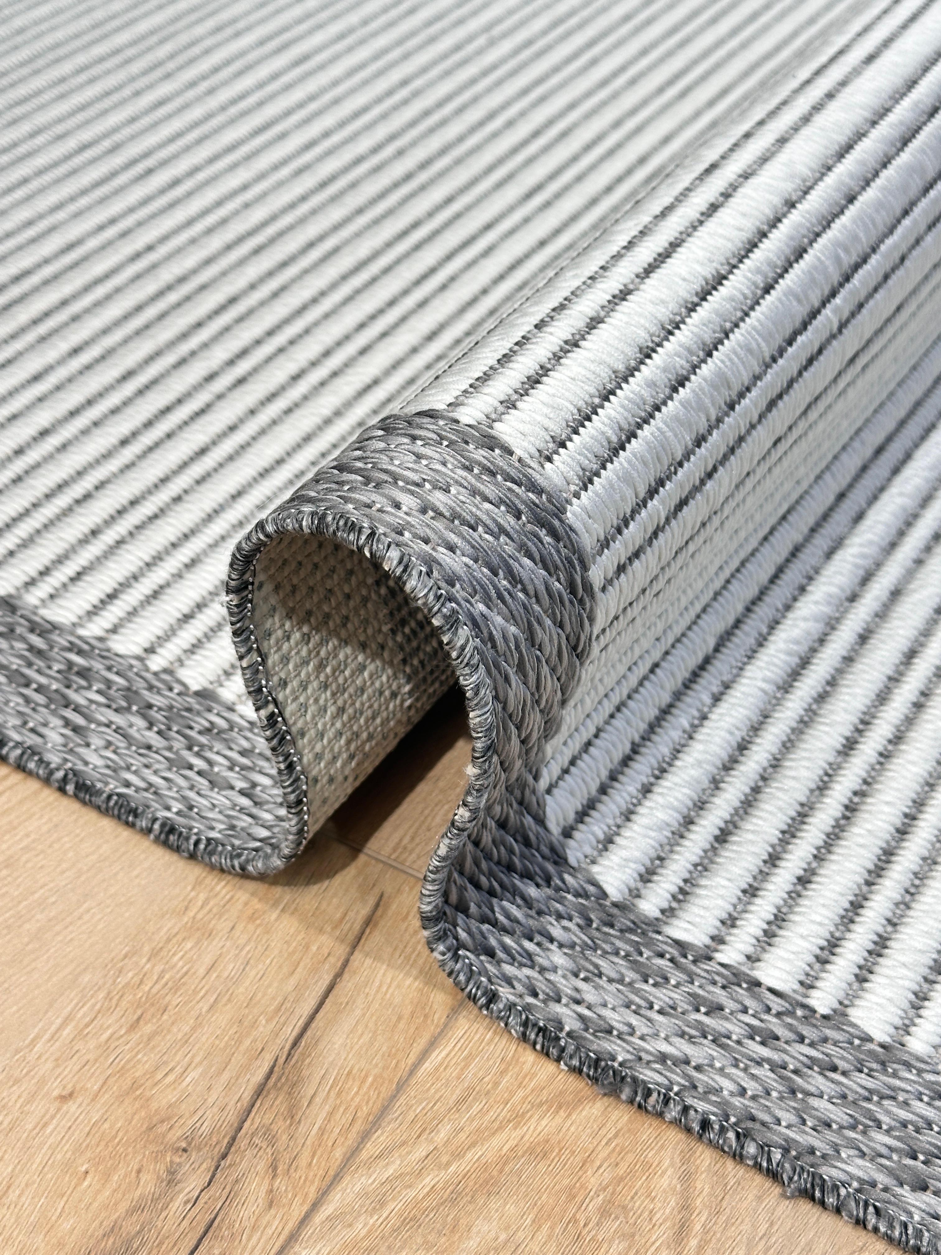Özel Kesim Alaçatı Jüt/Sisal Halı 06 K.Gri