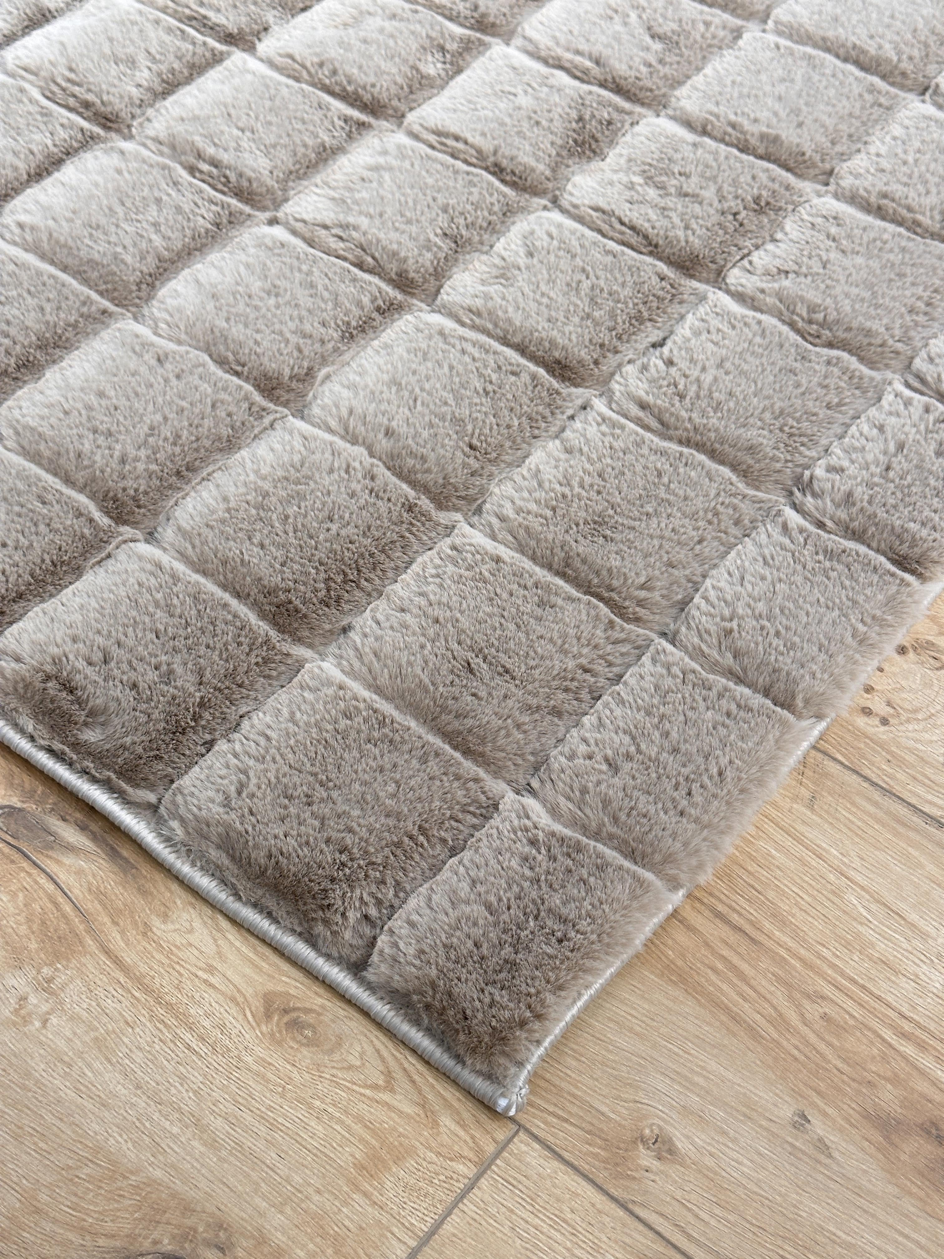 Makro Samur 3 Peluş/Post Halı Vizon