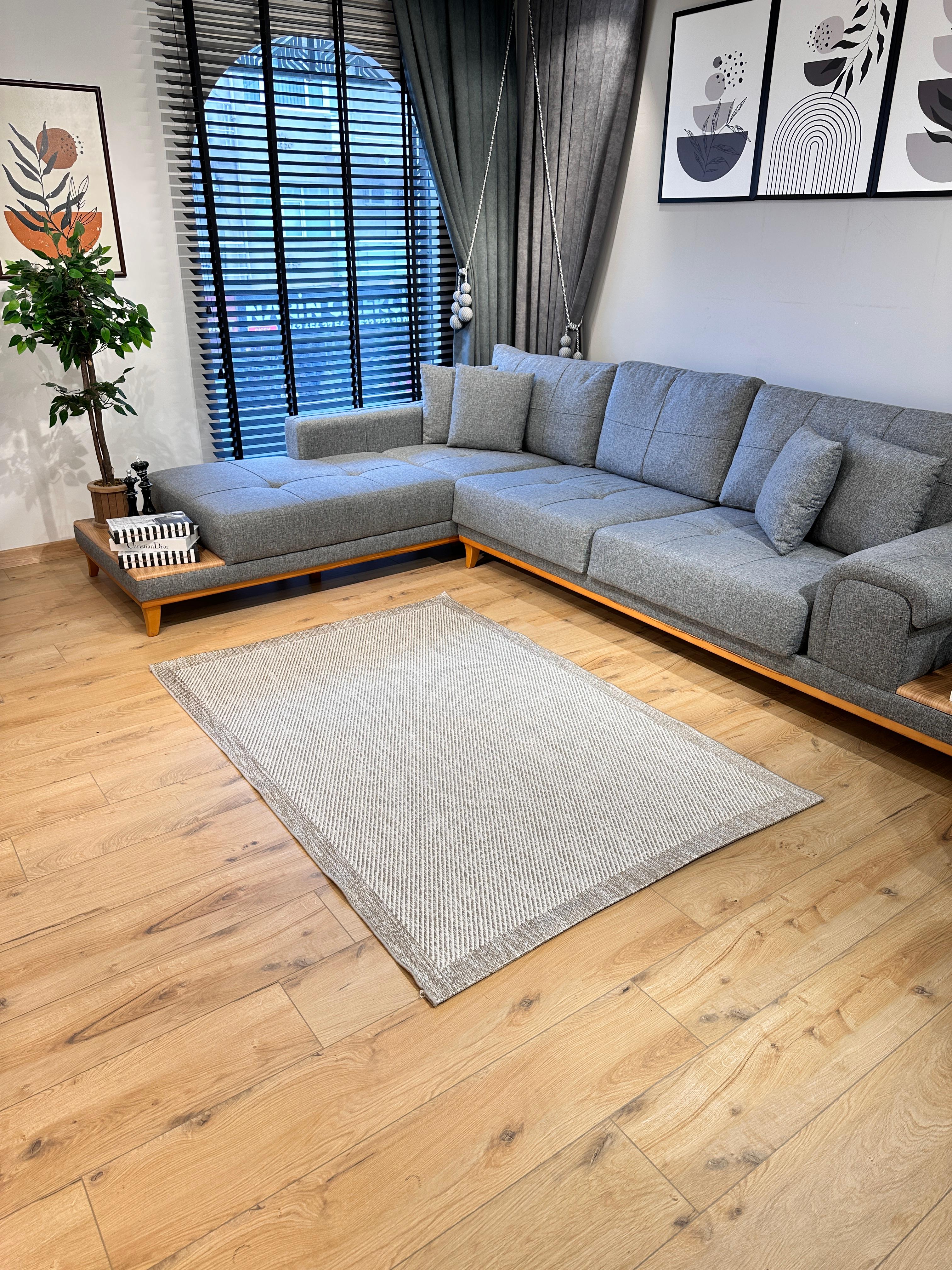 Alaçatı Jüt/Sisal Halı 02 K.Bej