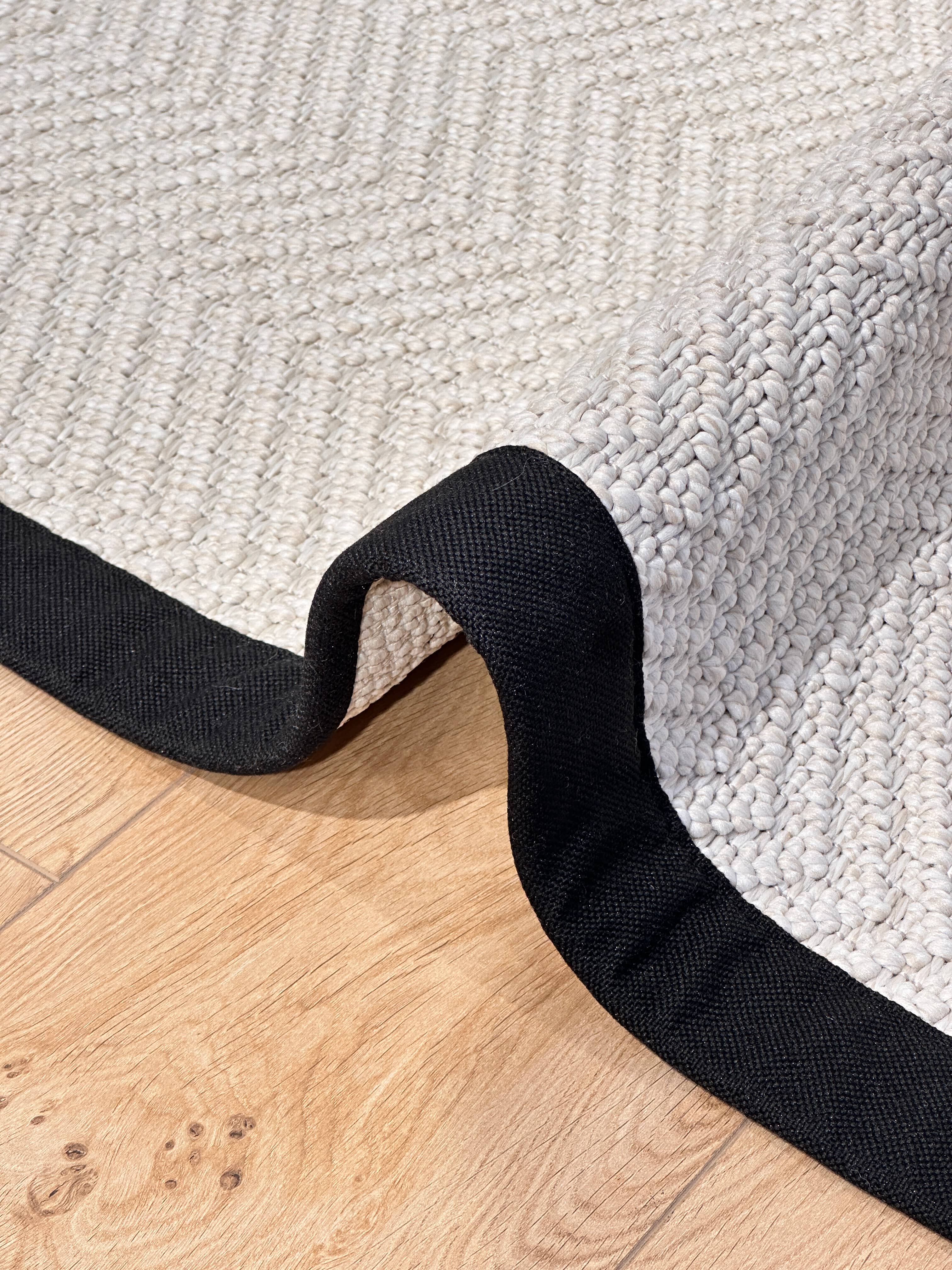 Riva Jüt/Sisal 6001B Krem Keten Bordürlü 130x320