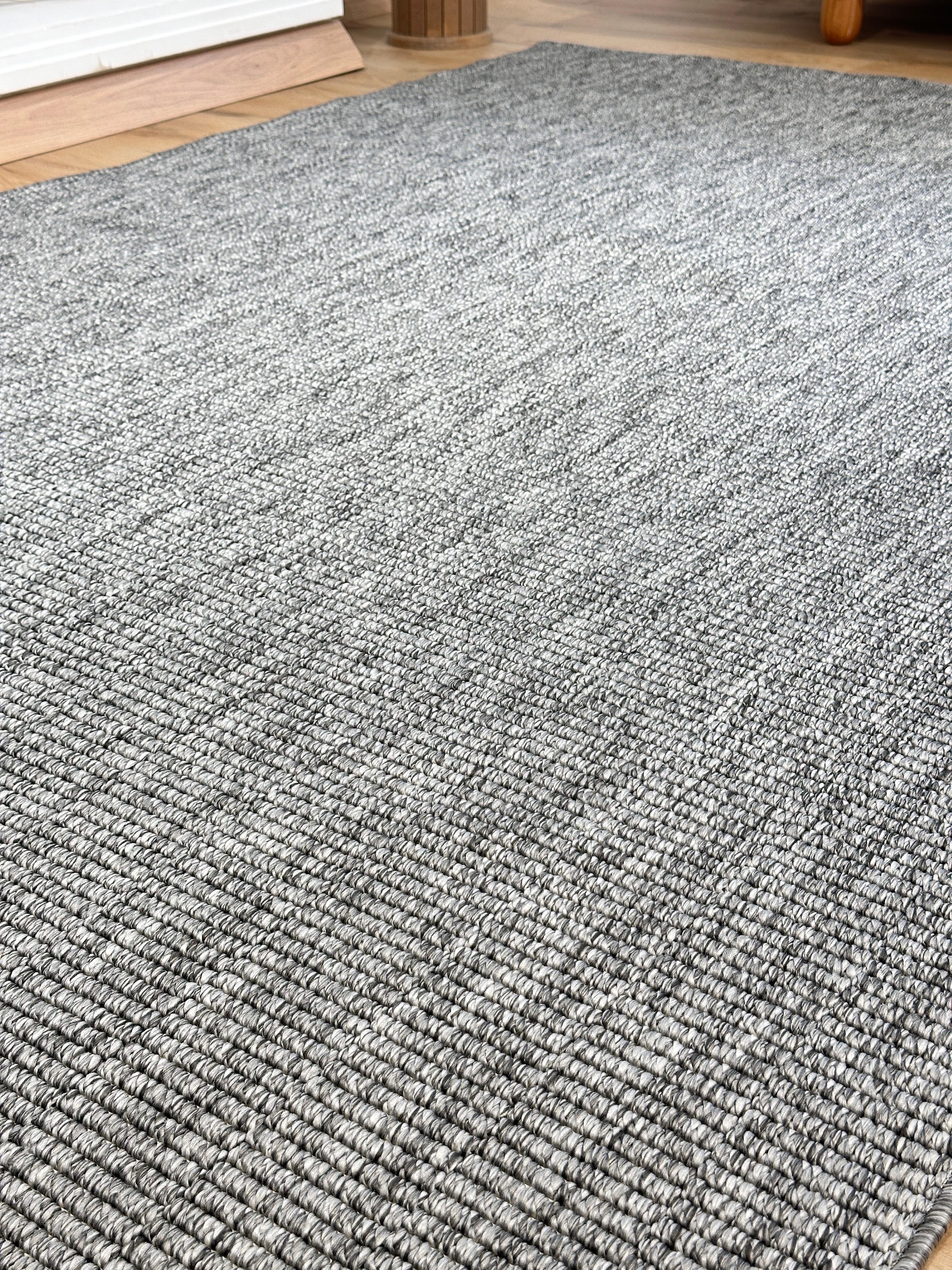 Özel Kesim Riva Jüt/Sisal Halı 6007E Antrasit