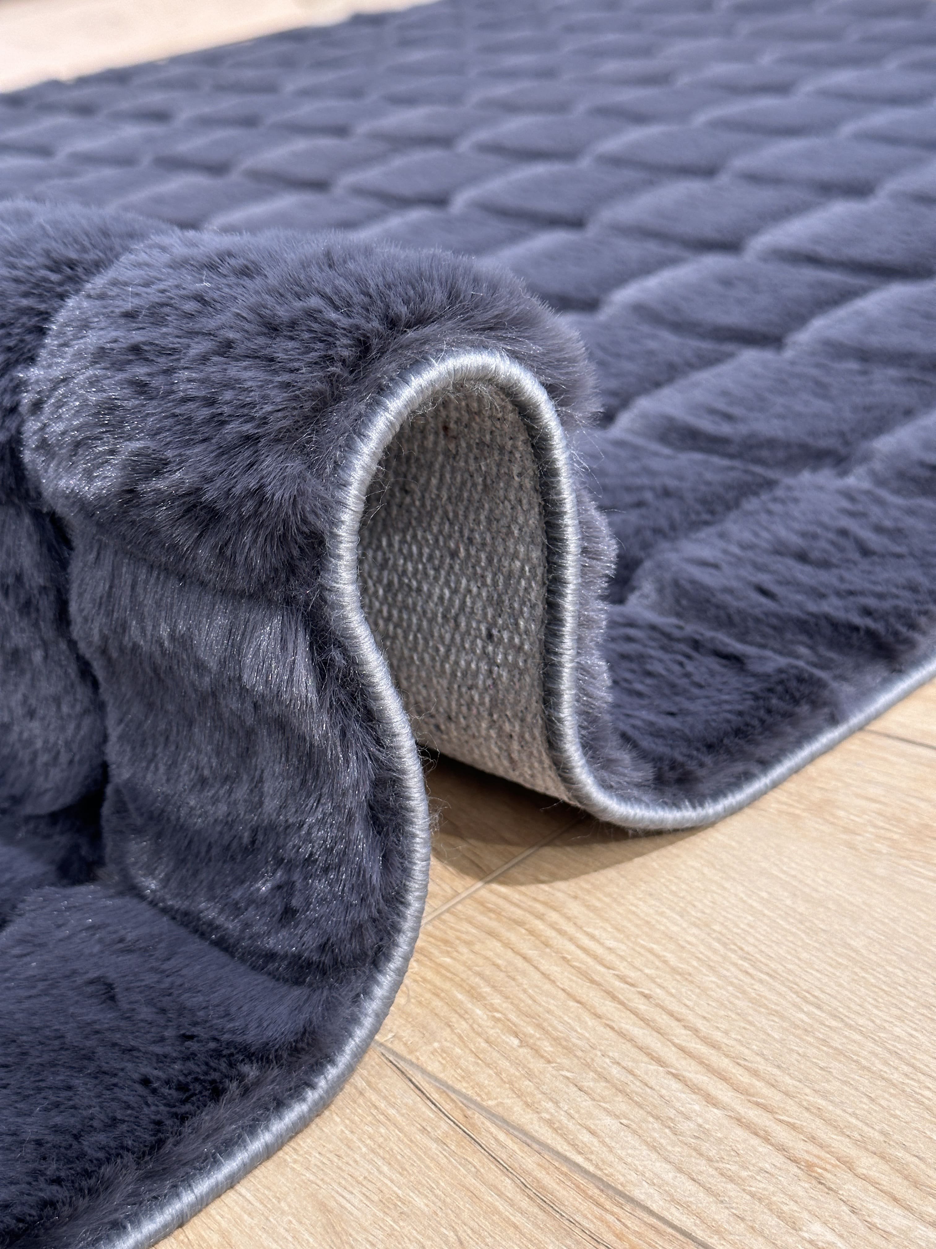 Makro Samur 6 Peluş/Post Halı Antrasit