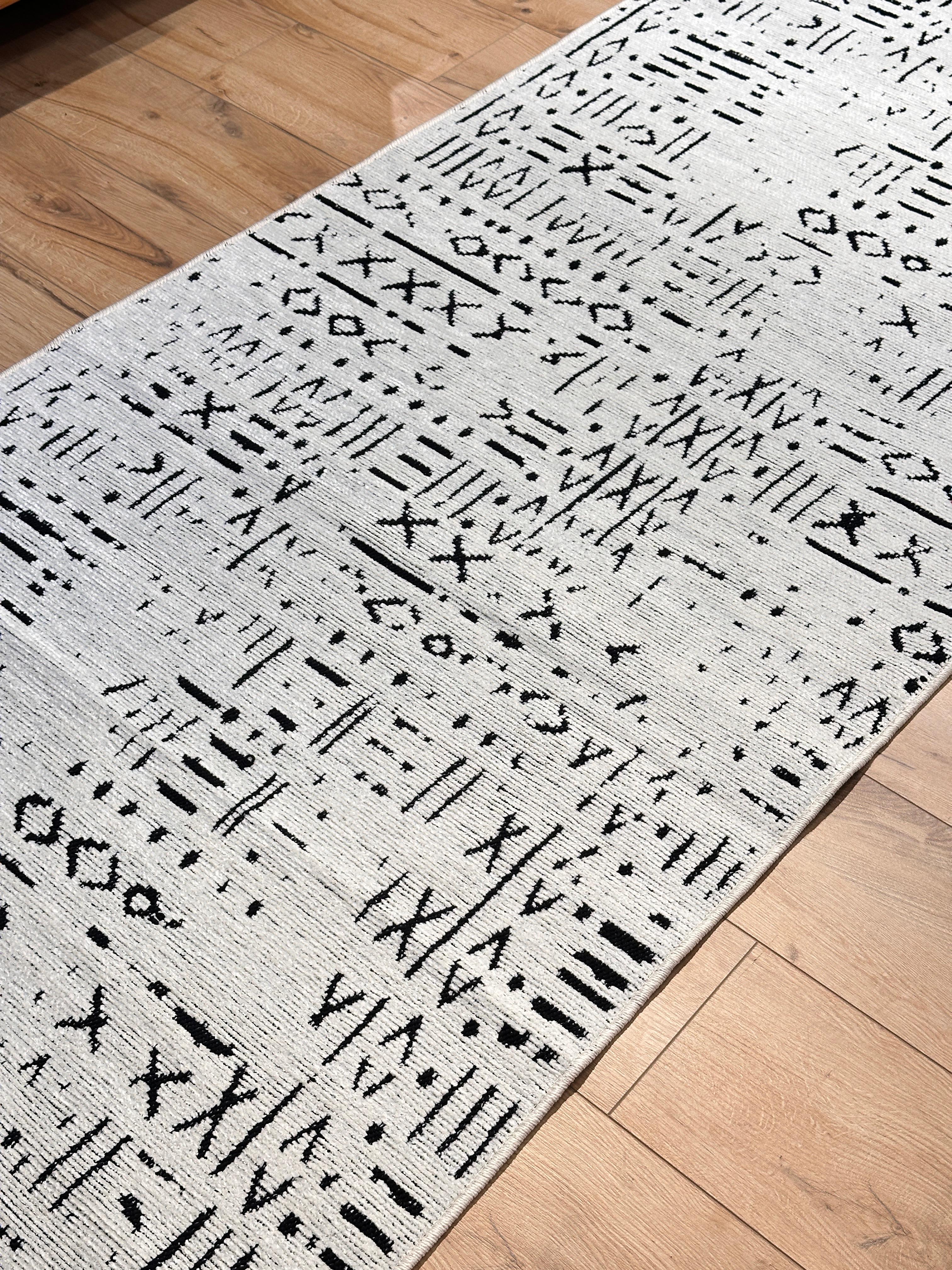 Kampanyalı Şönil Kilim Çivi Beyaz