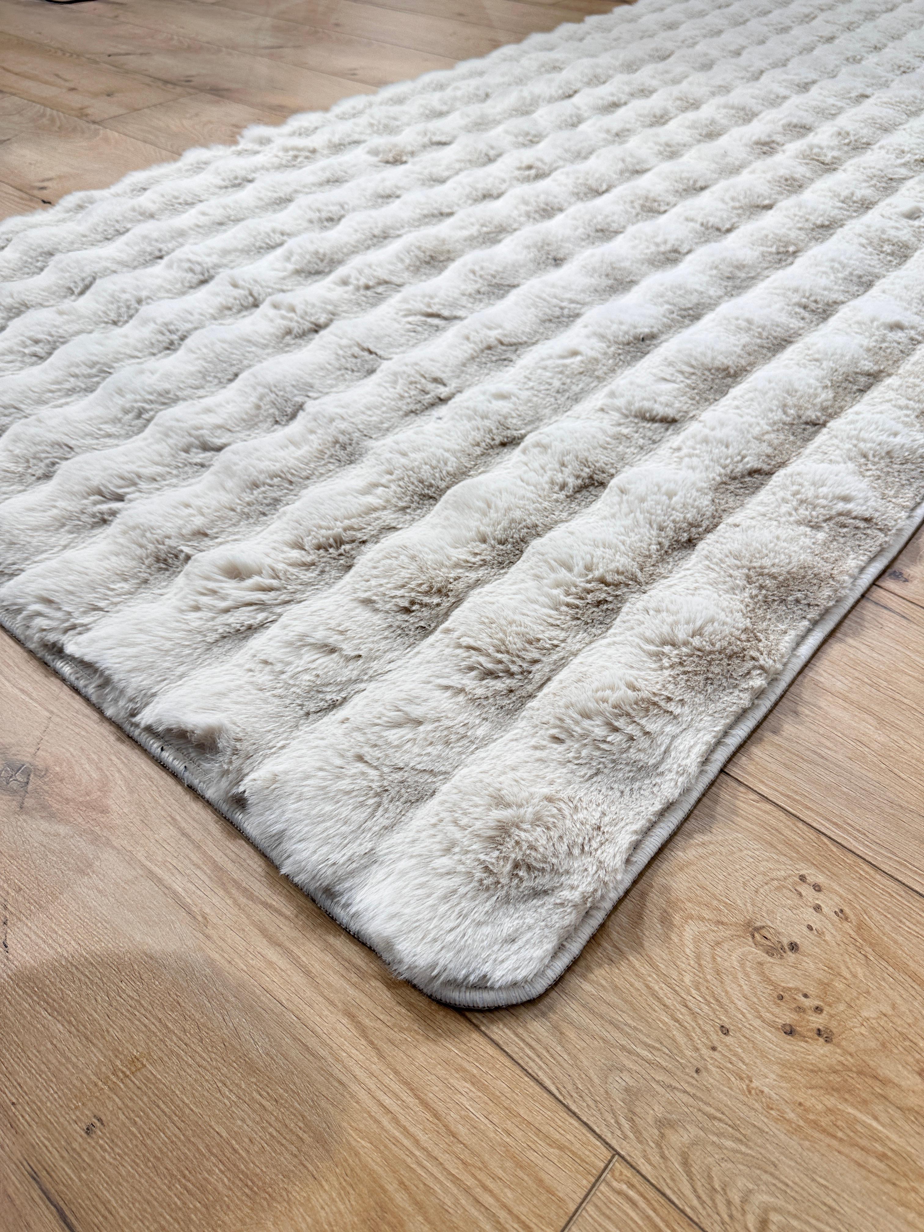 Paşha Home Loop Bubble Peluş/Post Halı Bej