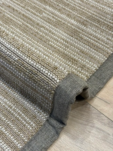 Alpaka Sisal 8001 Krem Bordürlü