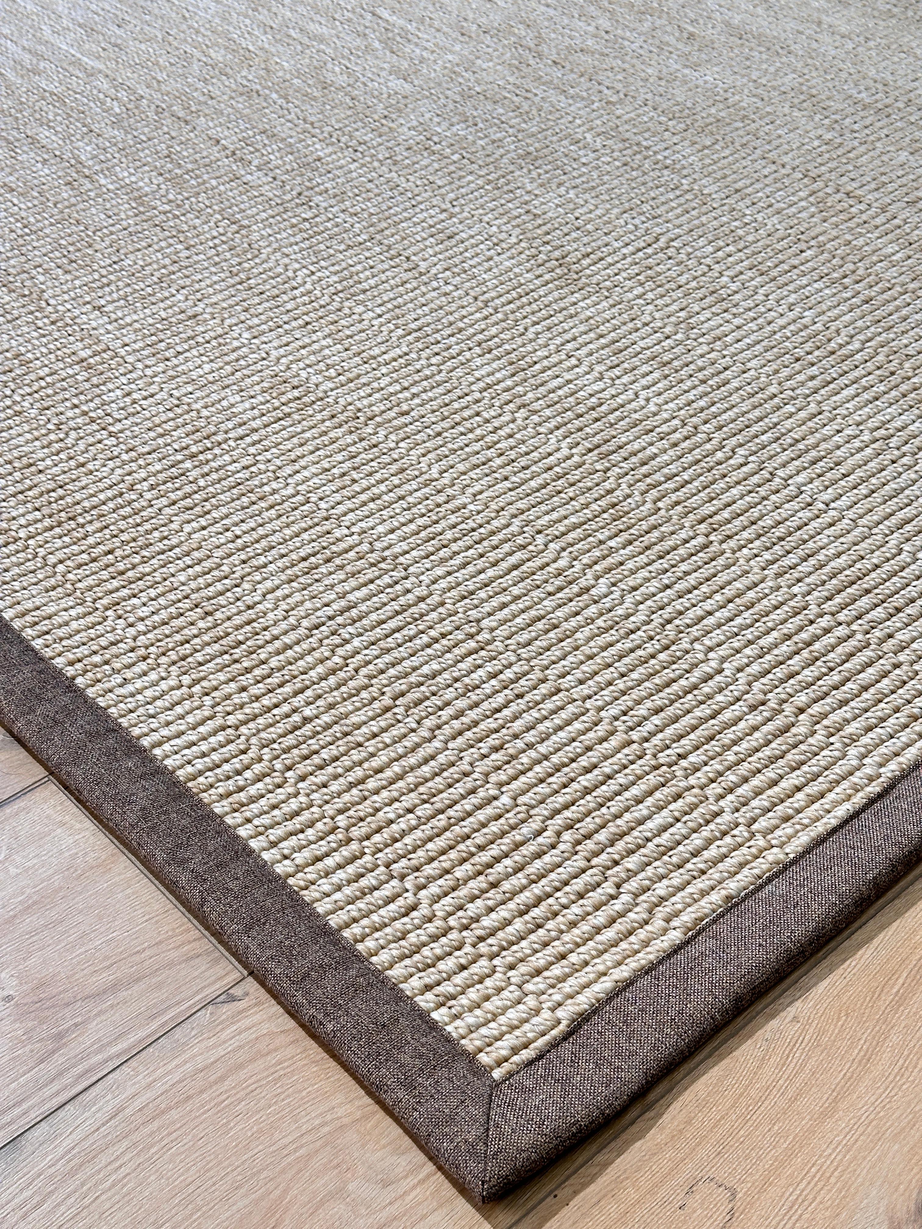 Riva Jüt/Sisal 6004H Natural Keten Bordürlü 
