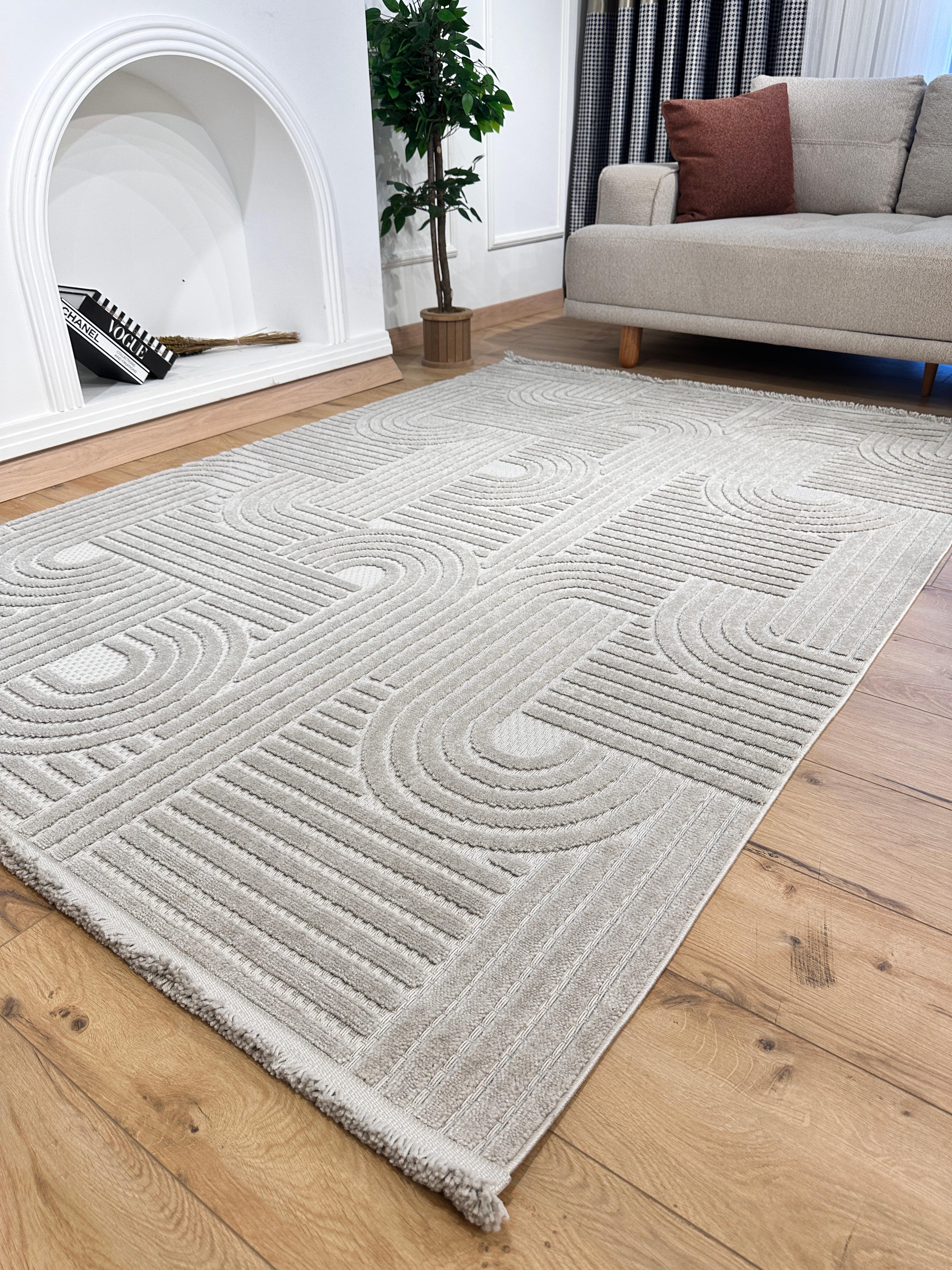 200X290 Gusto İskandinav Halı 1155B Gri
