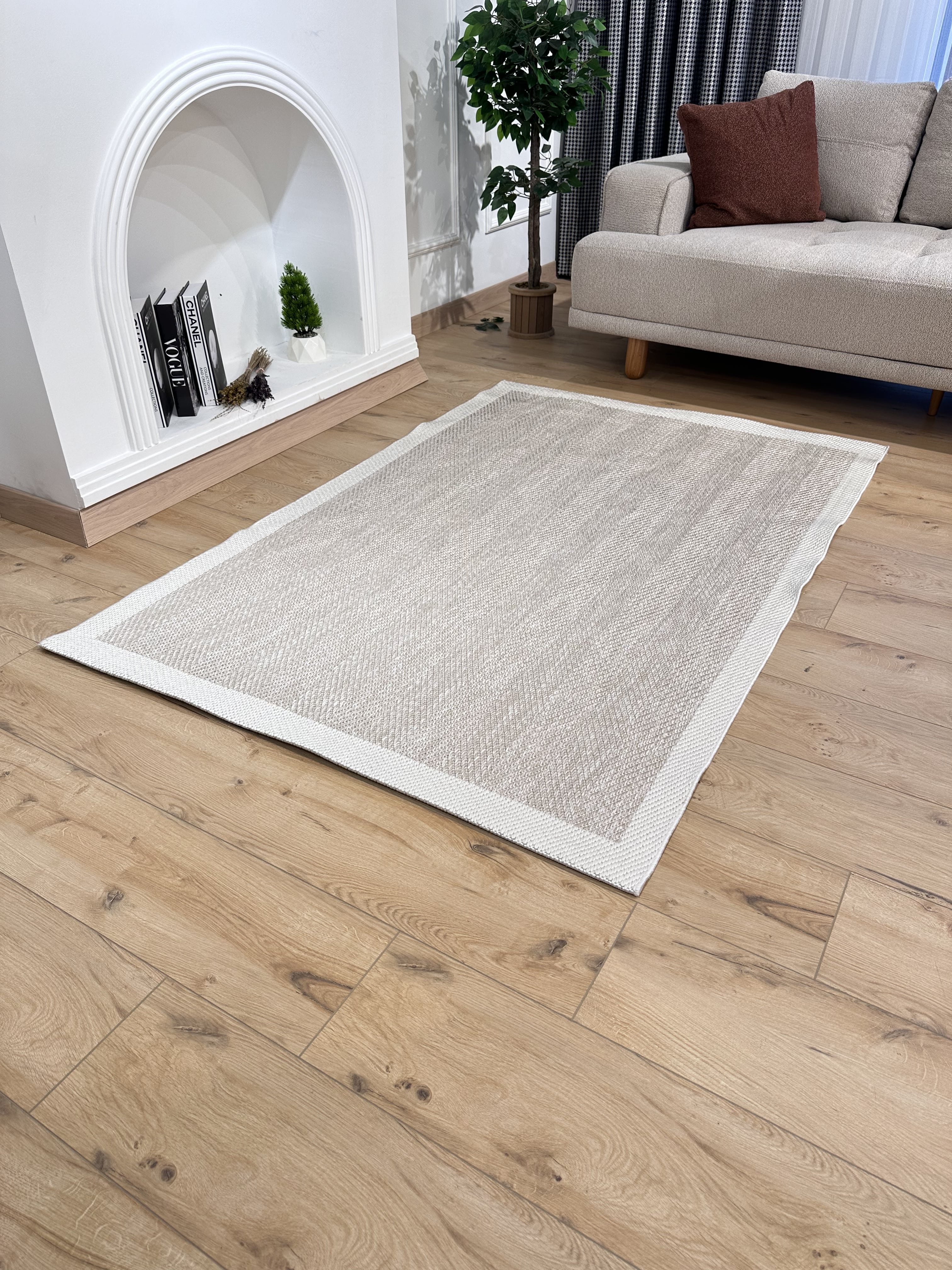 Makro Jüt/Sisal Halı 6243-1