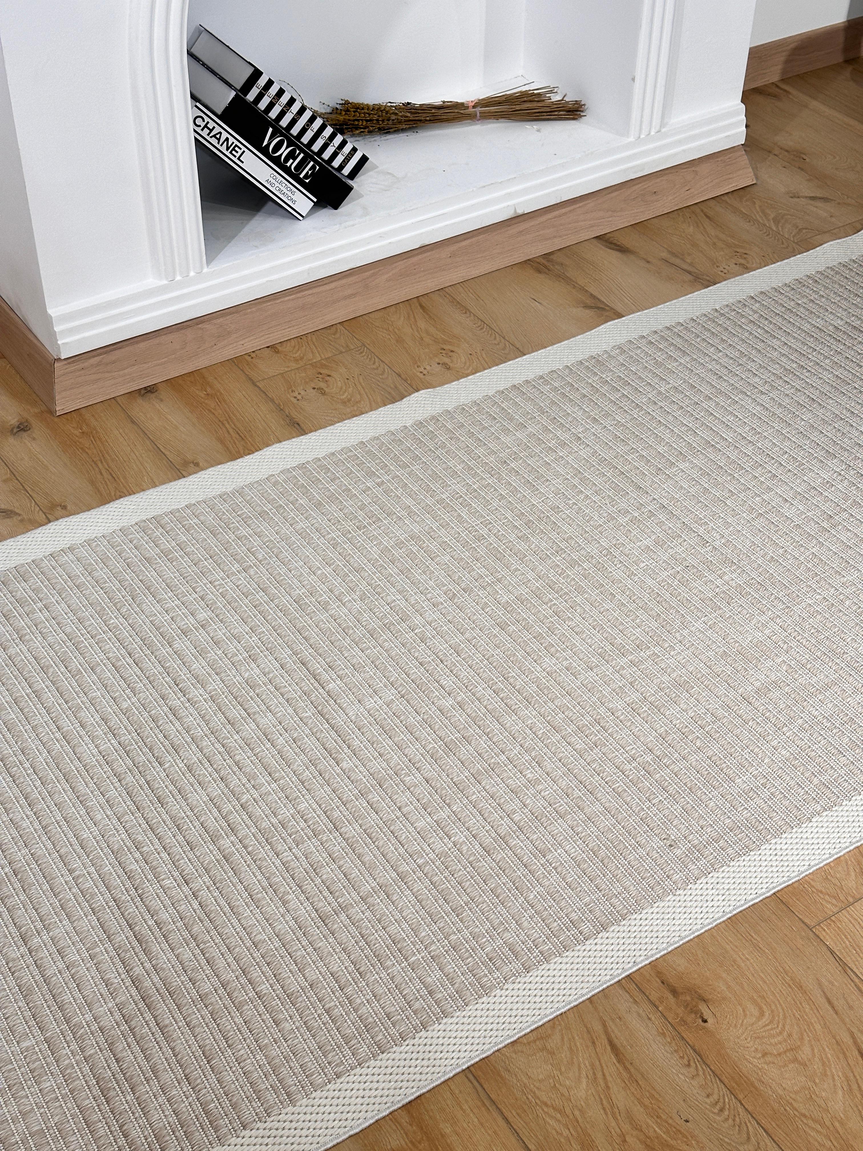 Özel Kesim Alaçatı Jüt/Sisal Halı 04 K.Bej