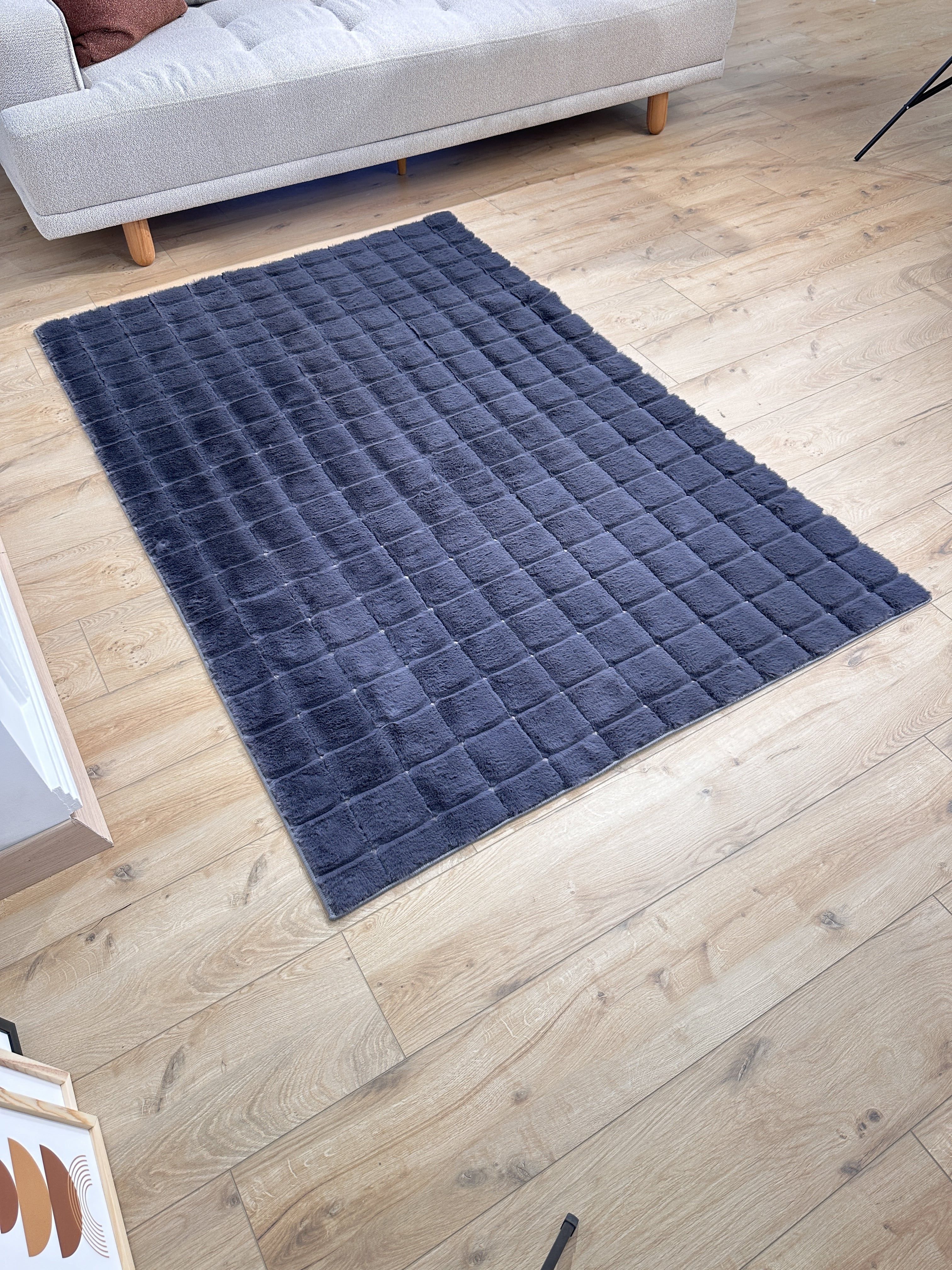 Makro Samur 6 Peluş/Post Halı Antrasit