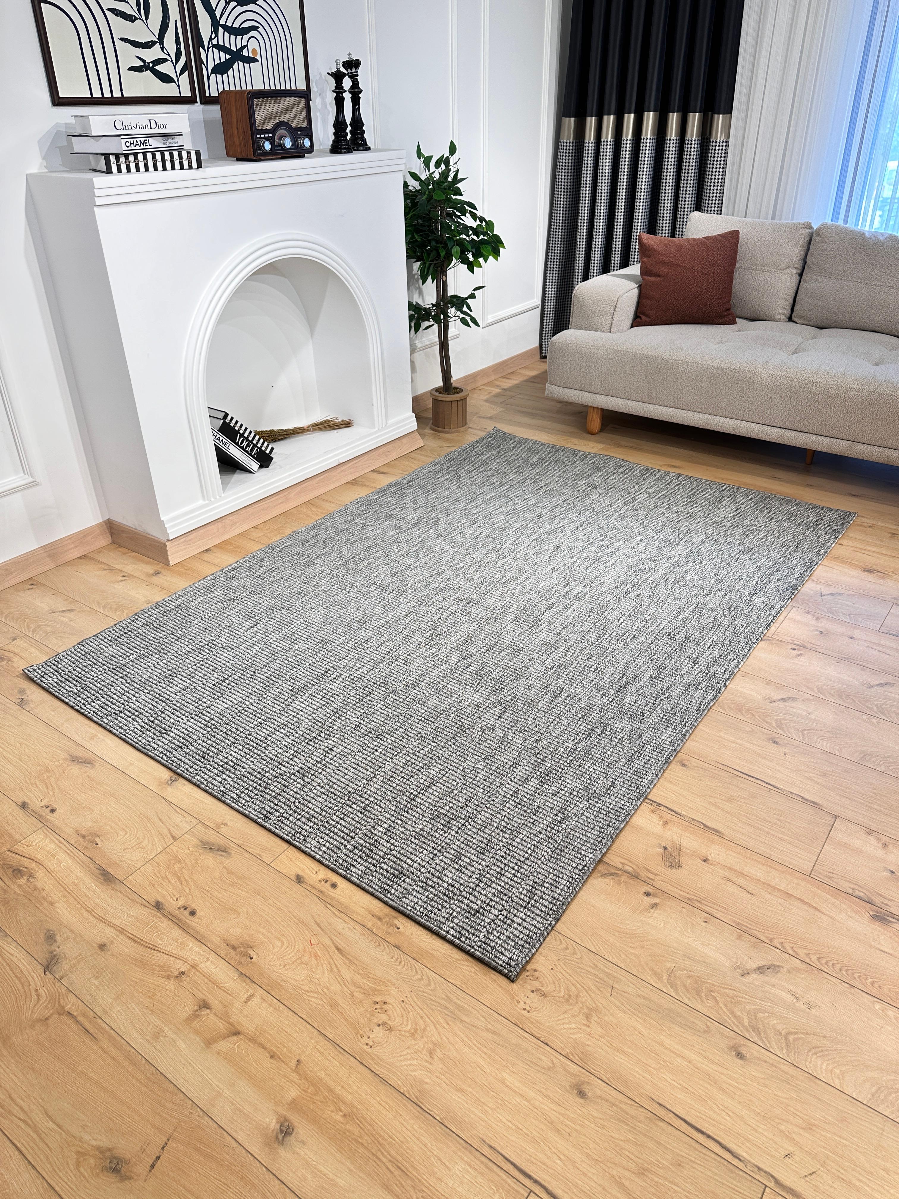Riva Jüt/Sisal Halı 6007E Antrasit