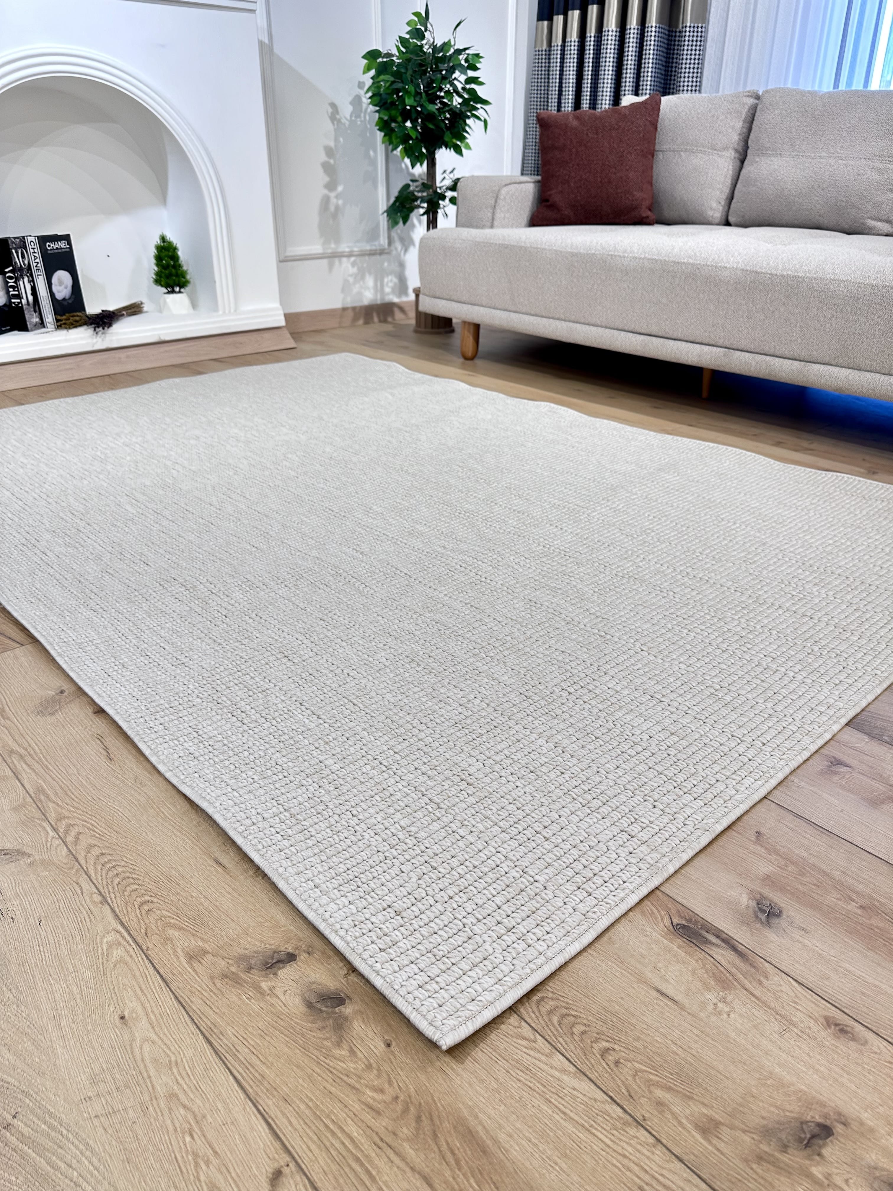Riva Jüt/Sisal Halı 6005B Krem