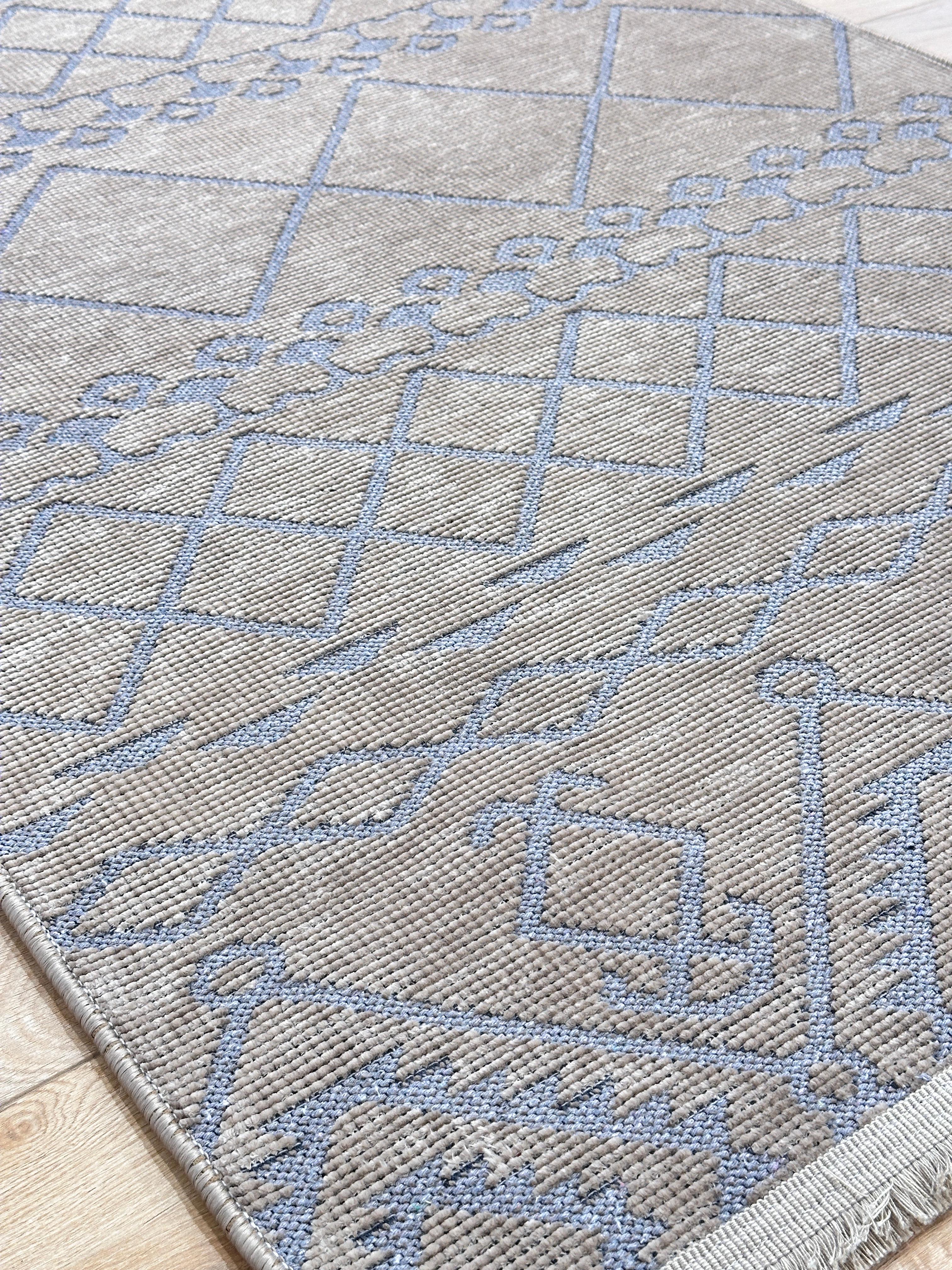 Özel Kesim Şönil Kilim Otantik Kahve