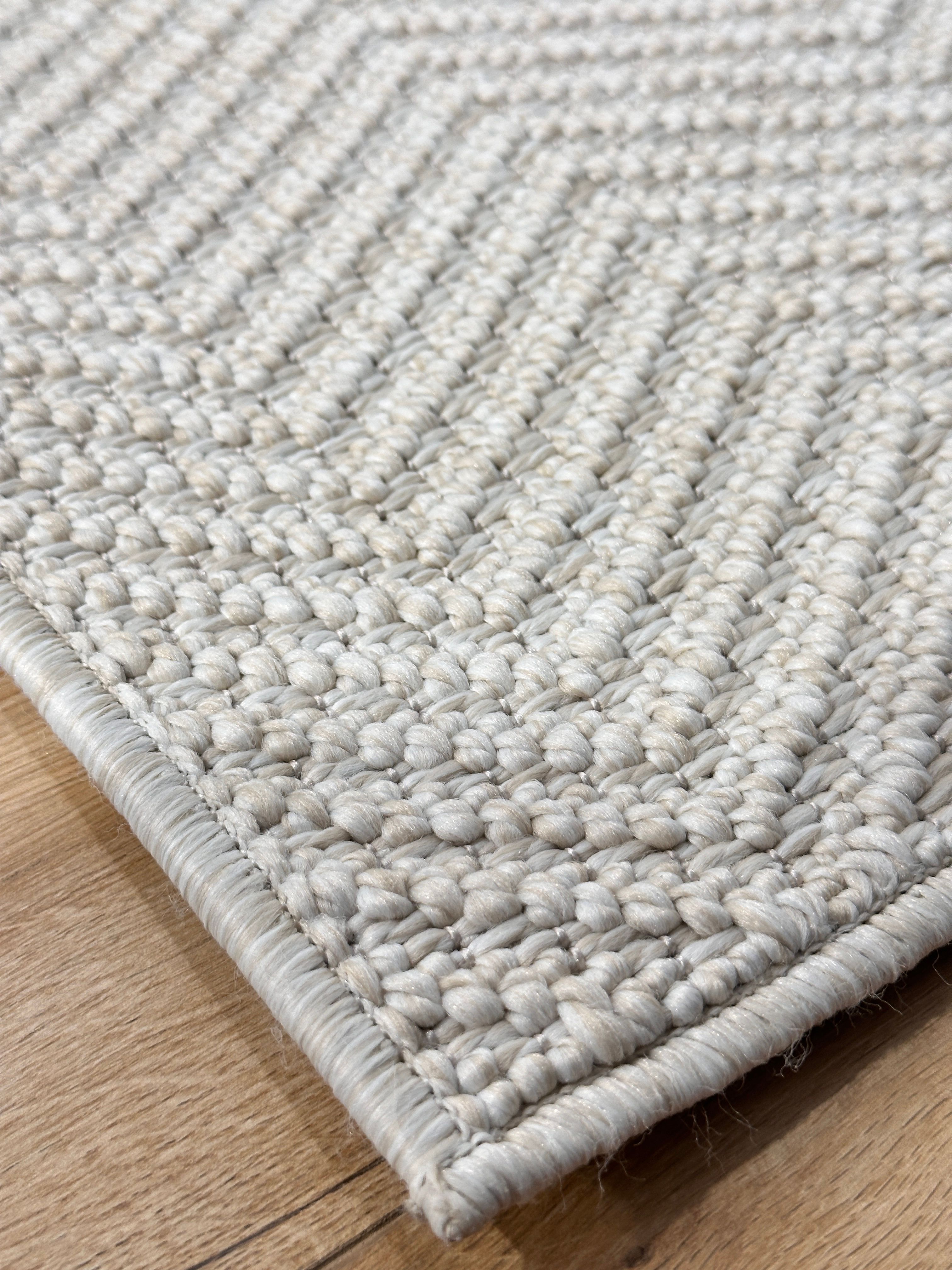 Özel Kesim Riva Jüt/Sisal Halı 6001B Krem