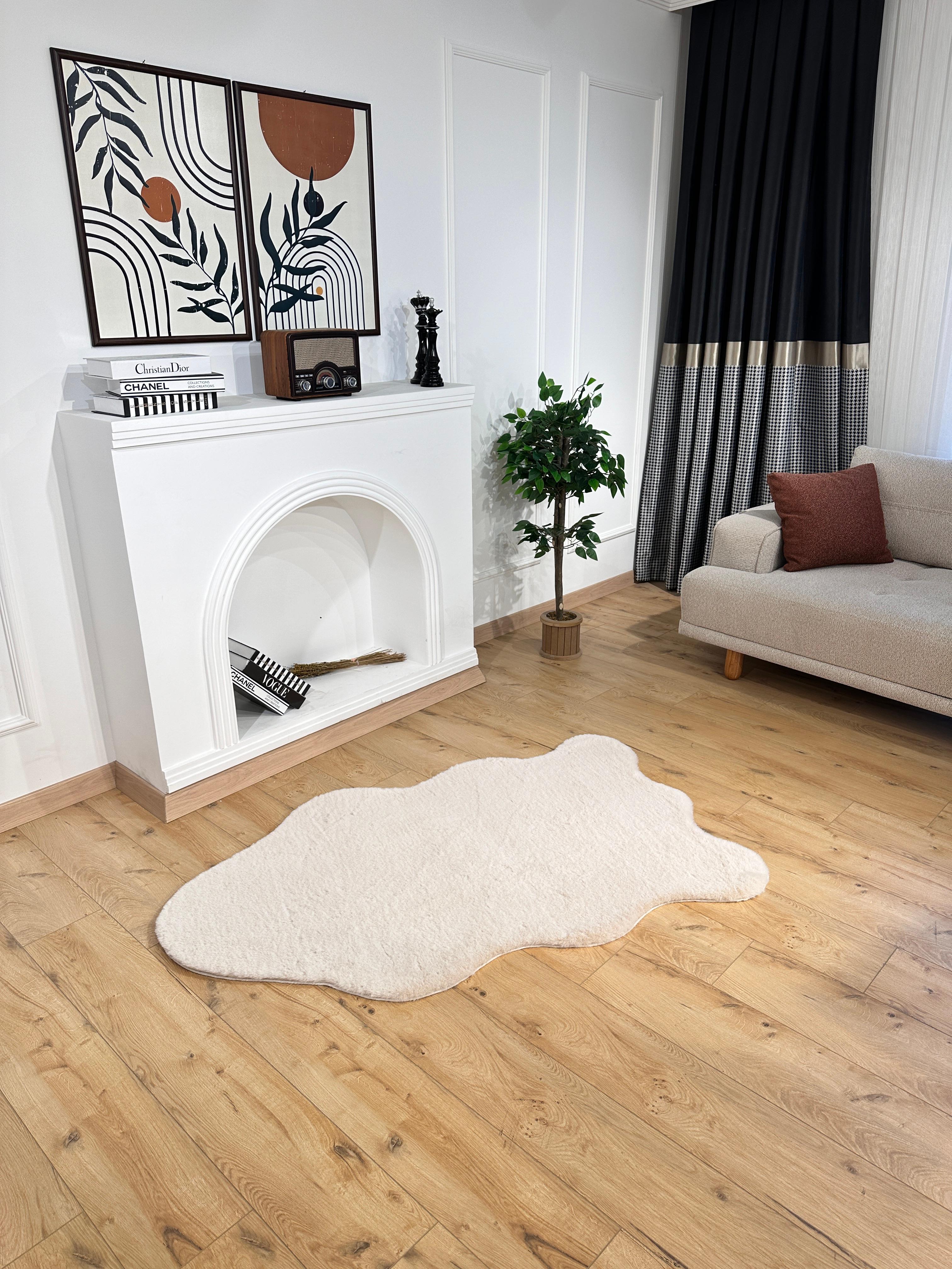 Paşha Home Tavşan Peluş/Post Bej