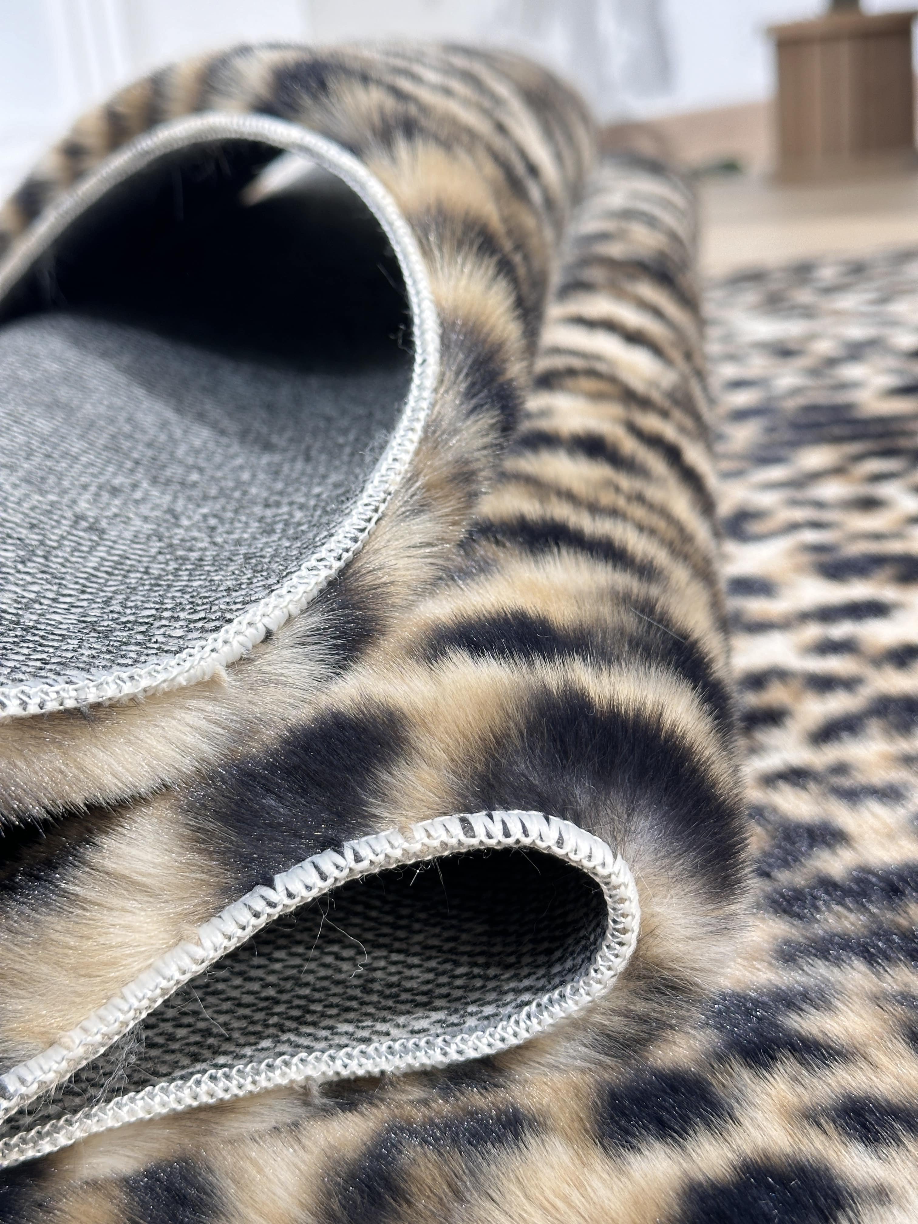 Leopar Tavşan Peluş/Post Kahverengi