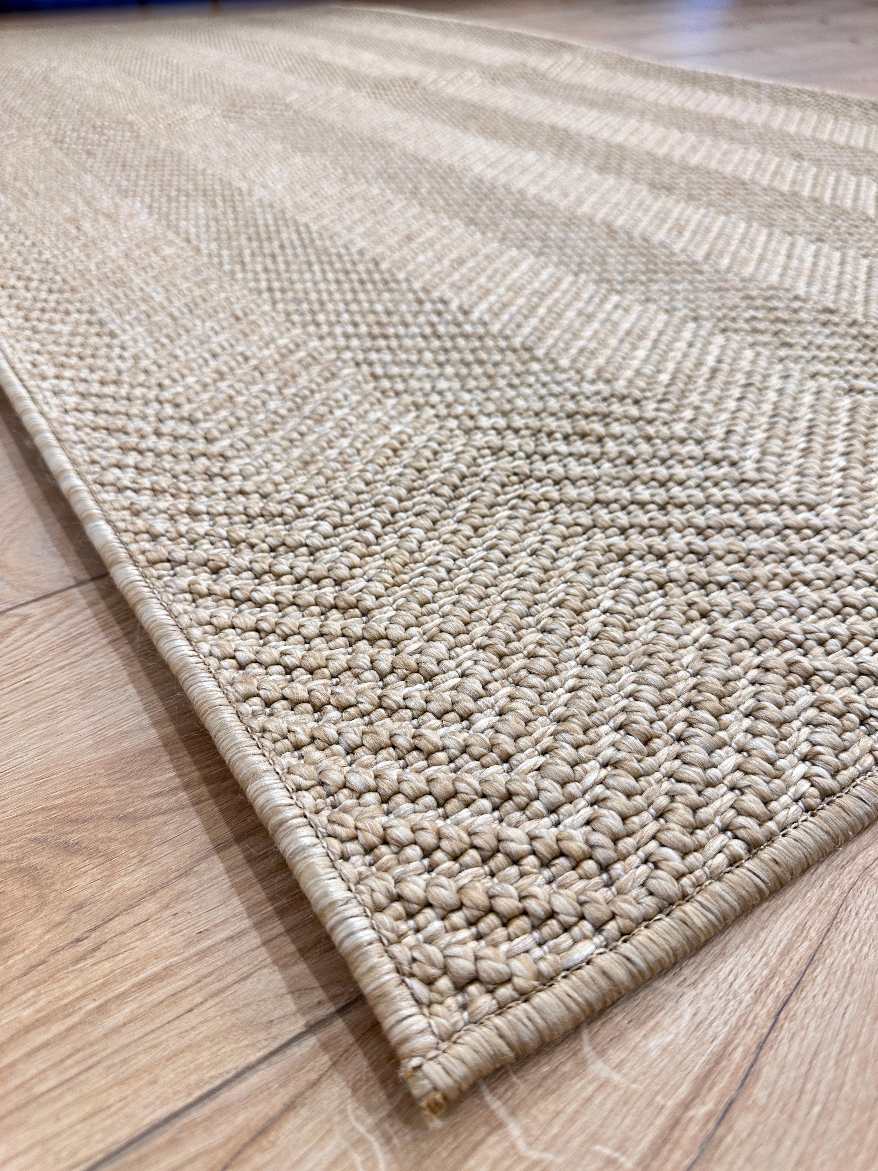 Özel Kesim Riva Jüt/Sisal Halı 6000H Natural