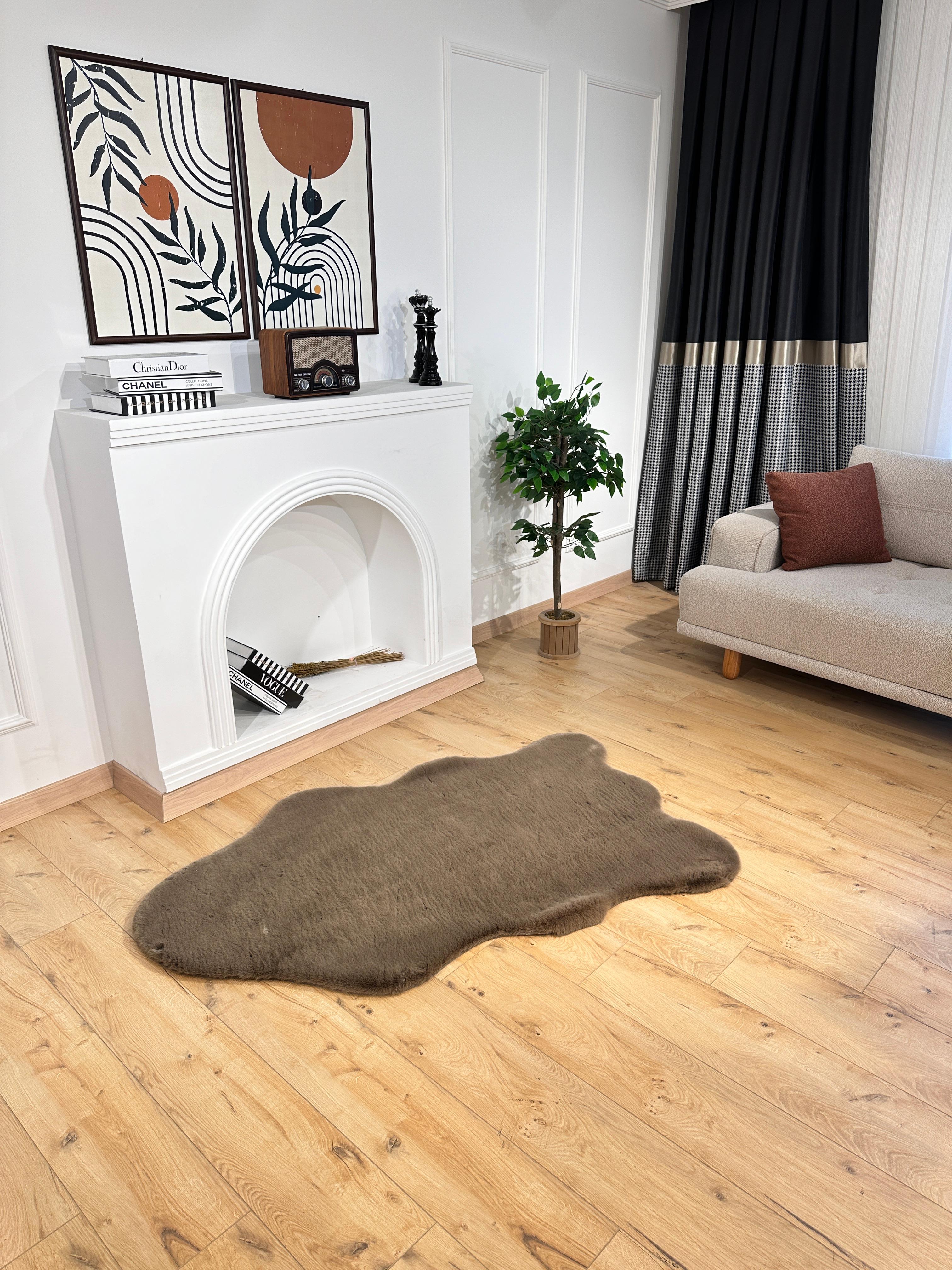 Paşha Home Tavşan Peluş/Post Kahve