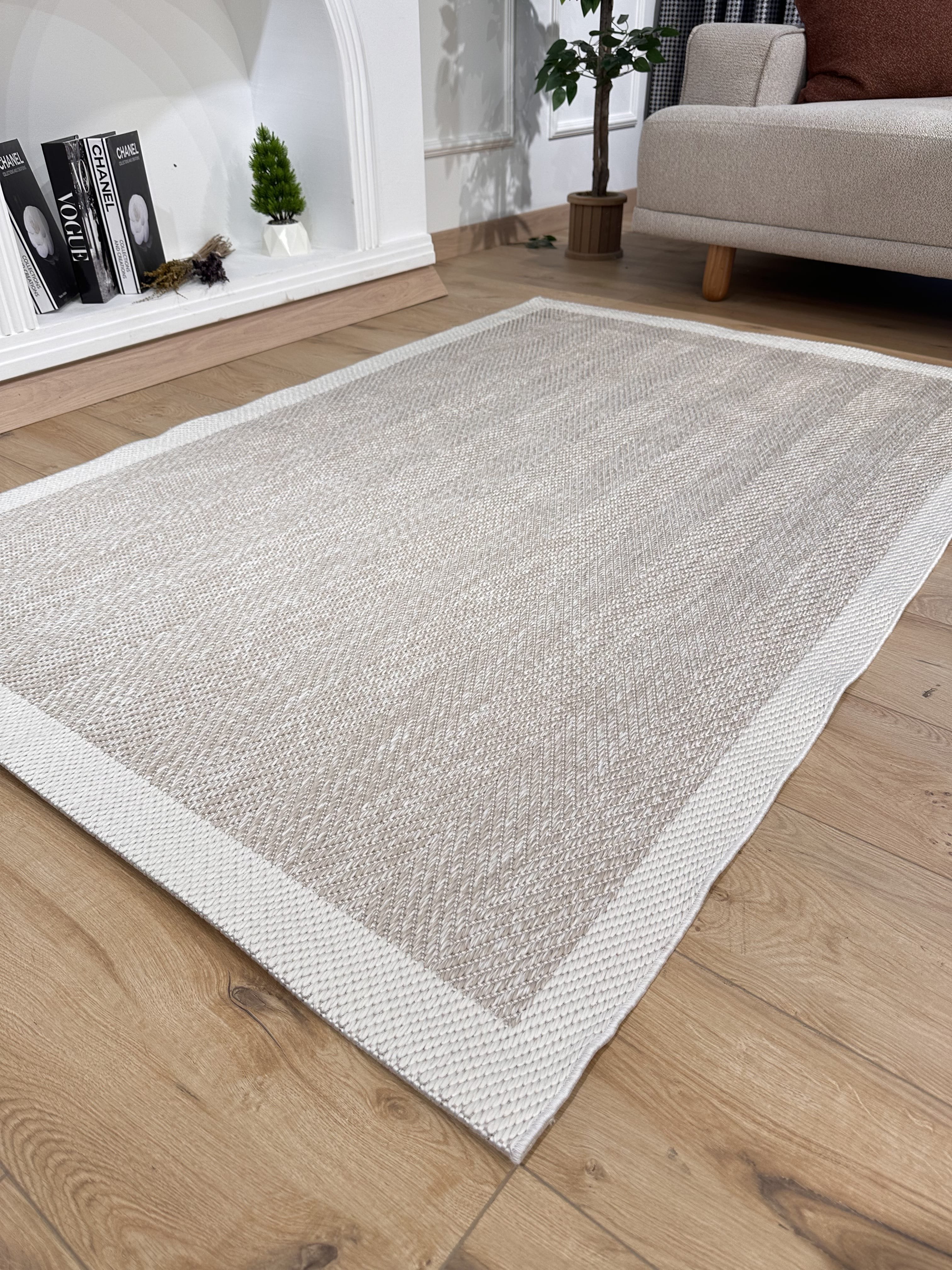 Makro Jüt/Sisal Halı 6243-1