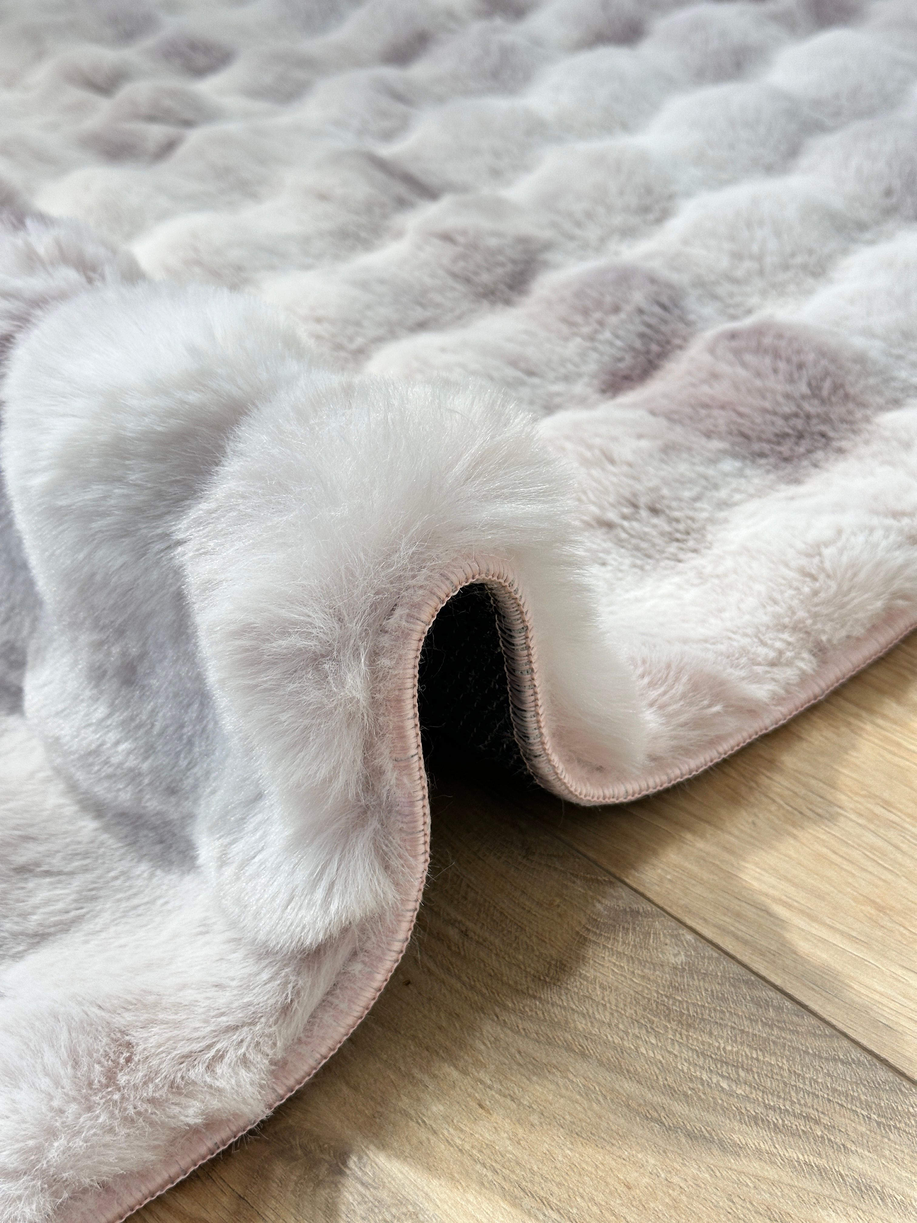 Paşha Home Mix Loop Bubble Peluş/Post Halı Mor
