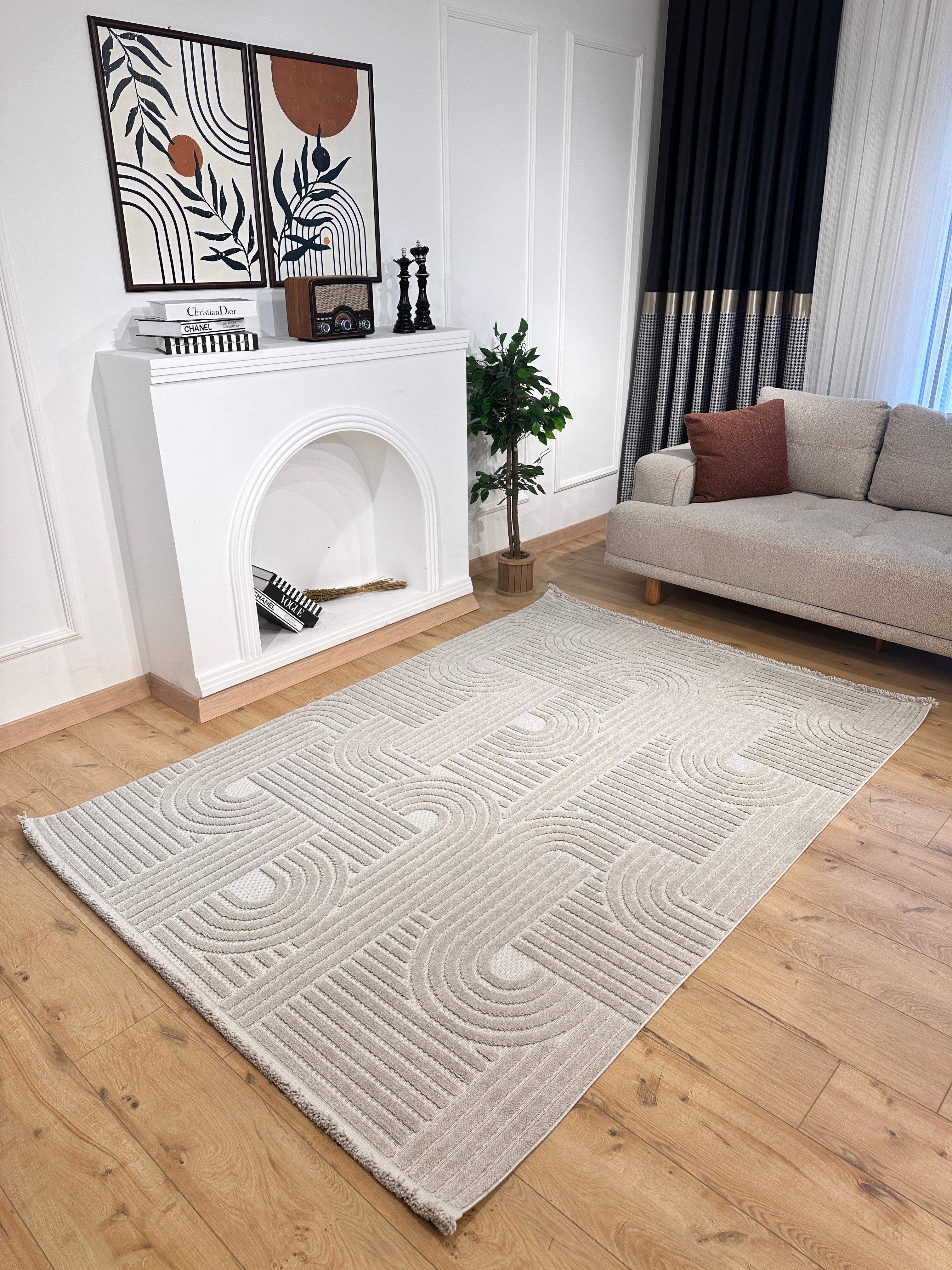 200X290 Gusto İskandinav Halı 1155B Gri