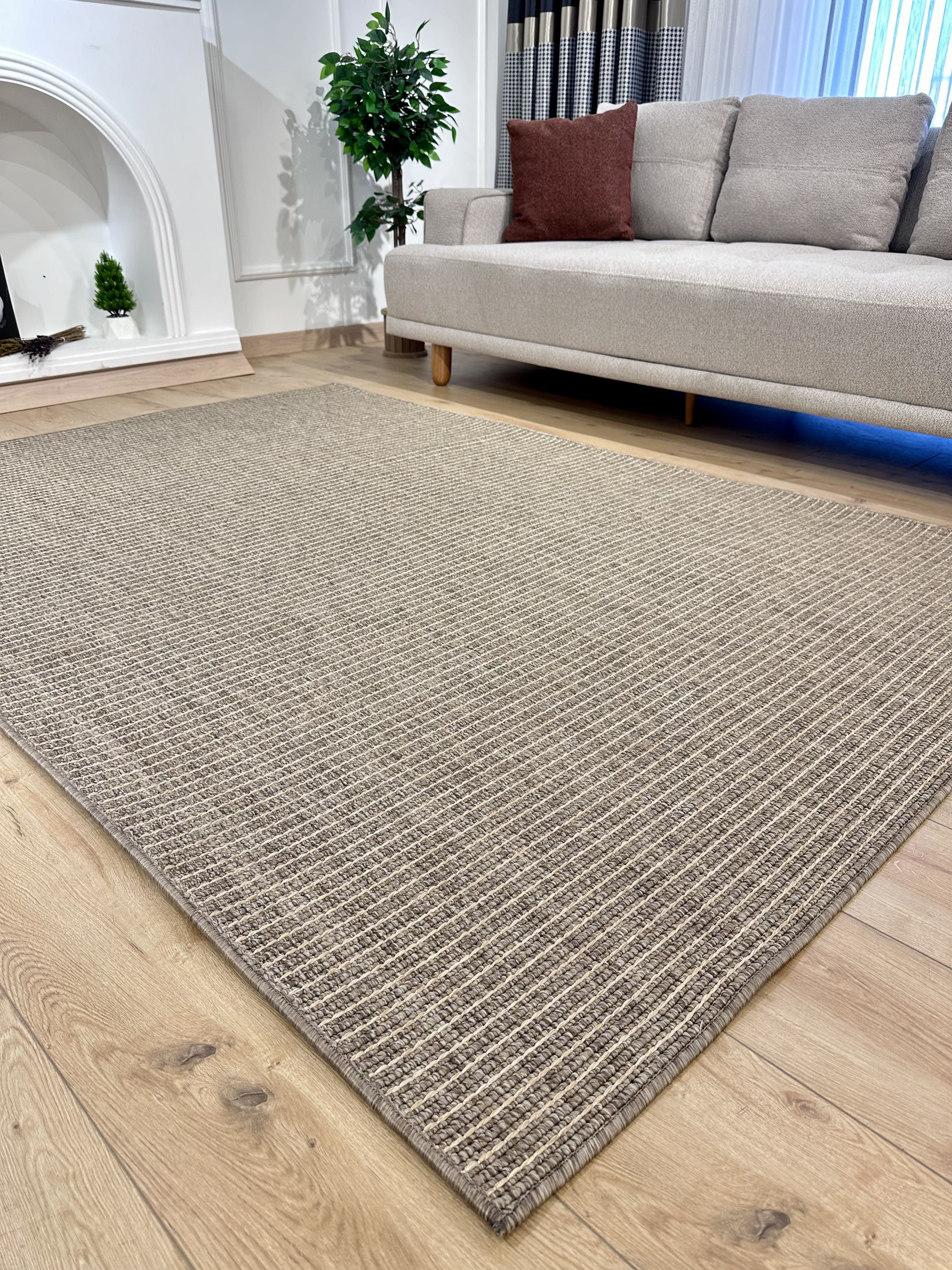 Riva Jüt/Sisal Halı 6010D Kahve